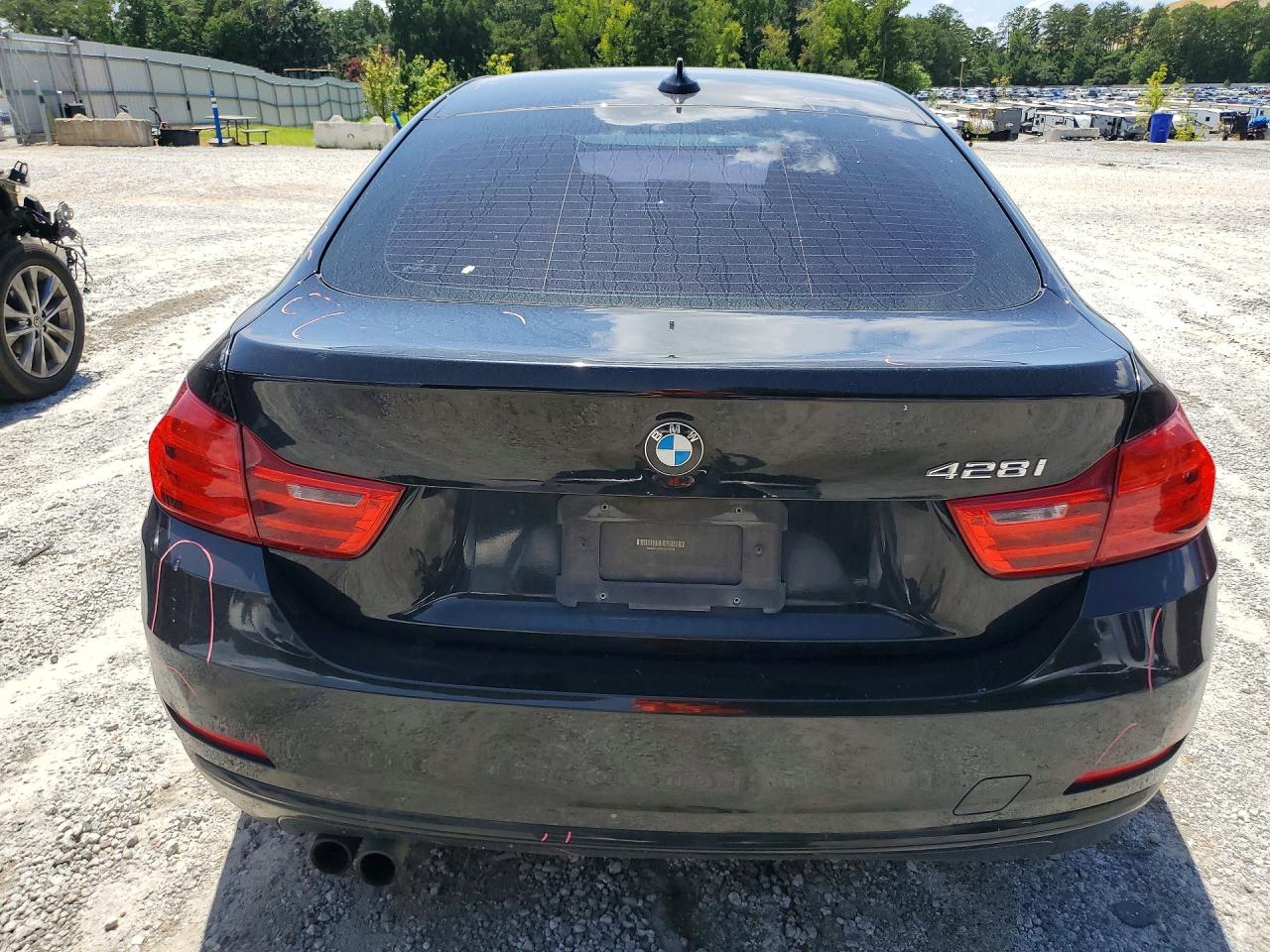 2015 Bmw 428 I Gran Coupe Black vin: WBA4A5C58FG052055