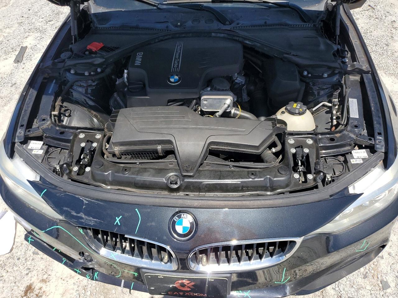 2015 Bmw 428 I Gran Coupe Black vin: WBA4A5C58FG052055
