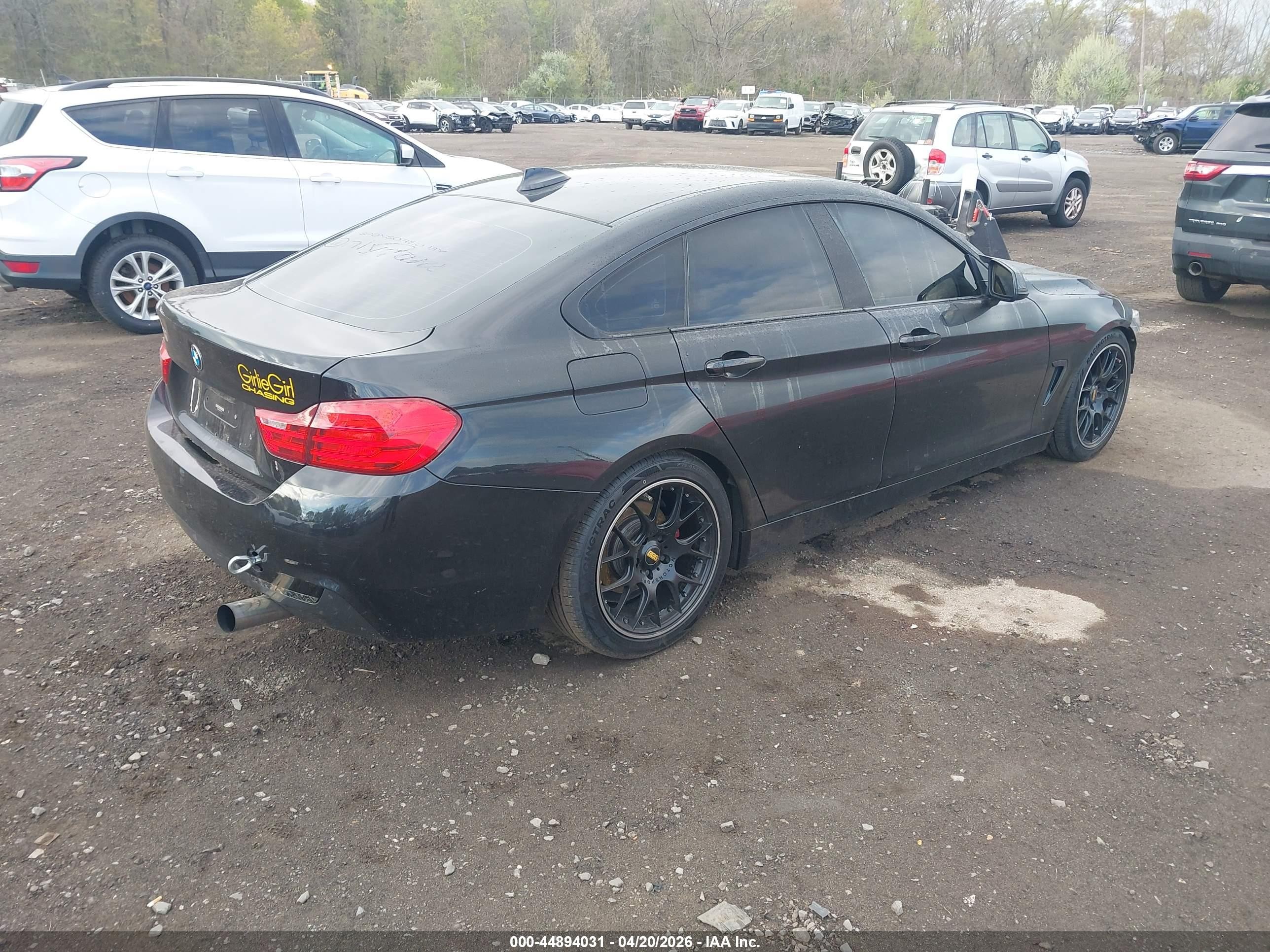 2015 Bmw 428 Gran Coupe   Black vin: WBA4A5C59FD410717