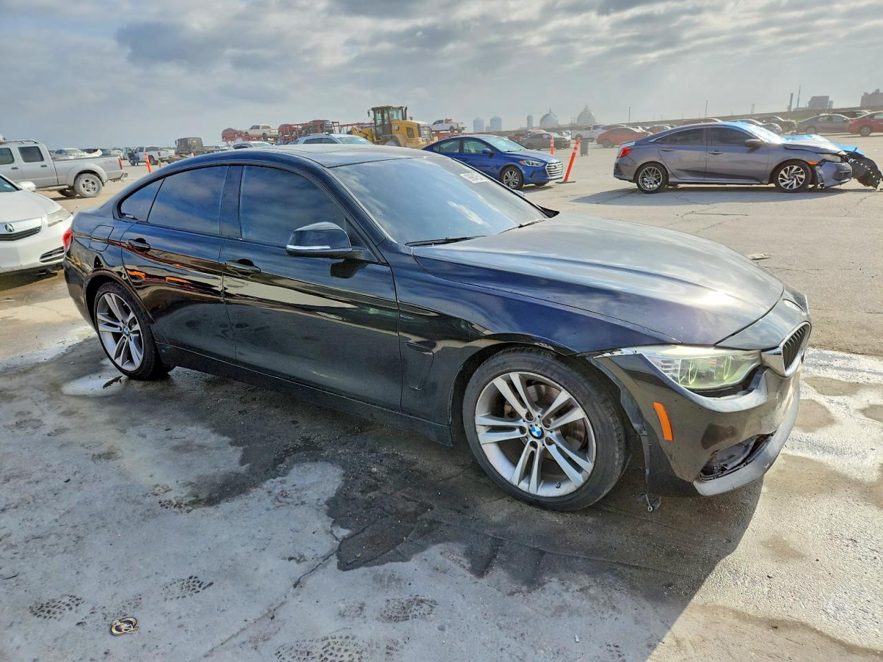 2015 Bmw 428 I Gran Coupe Black vin: WBA4A5C59FGK15389