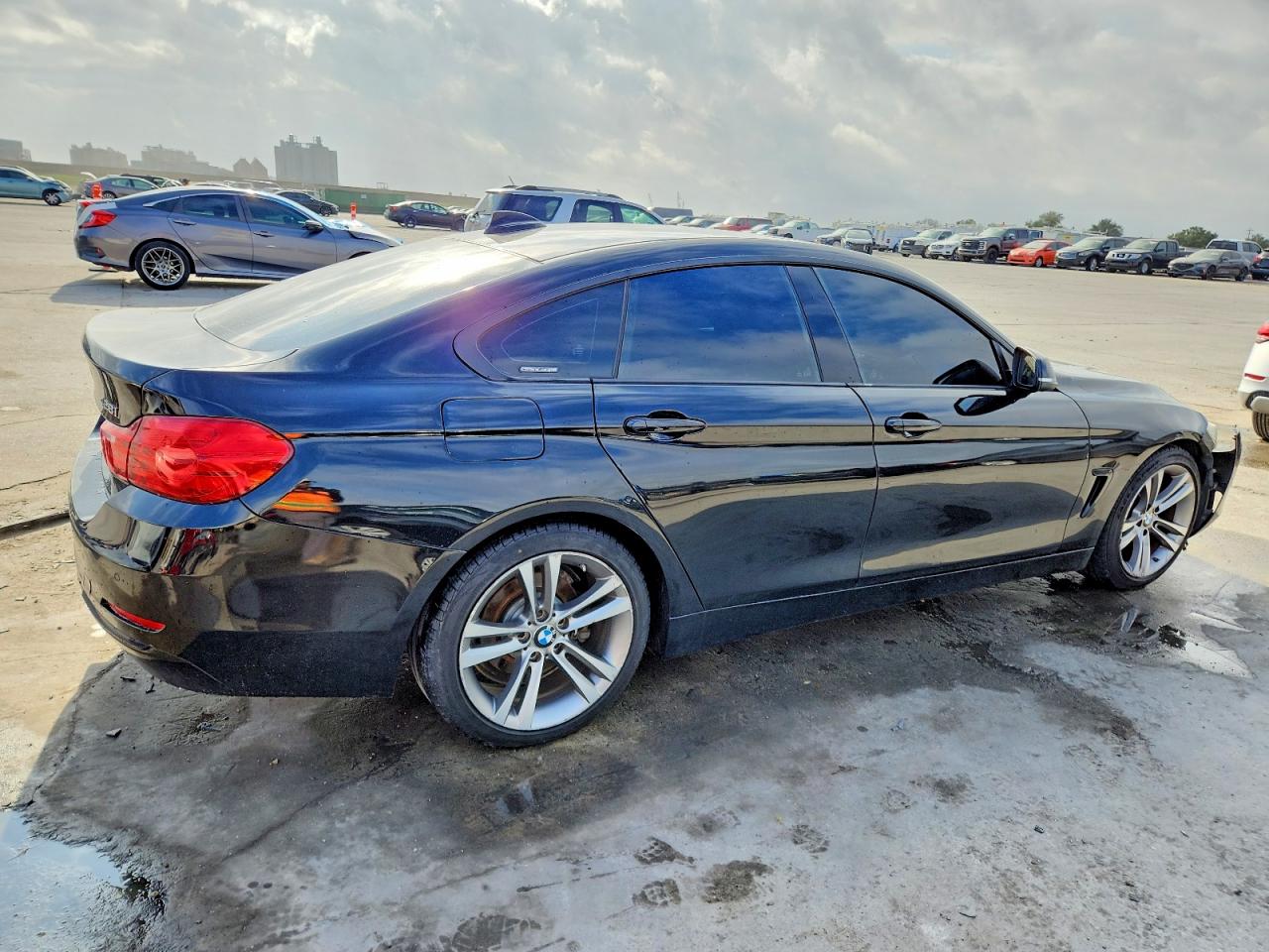2015 Bmw 428 I Gran Coupe Black vin: WBA4A5C59FGK15389