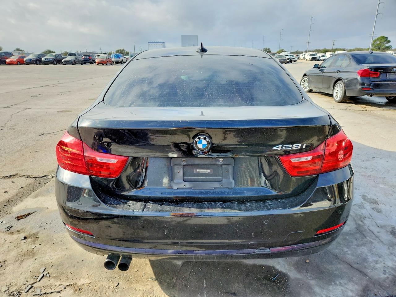 2015 Bmw 428 I Gran Coupe Black vin: WBA4A5C59FGK15389