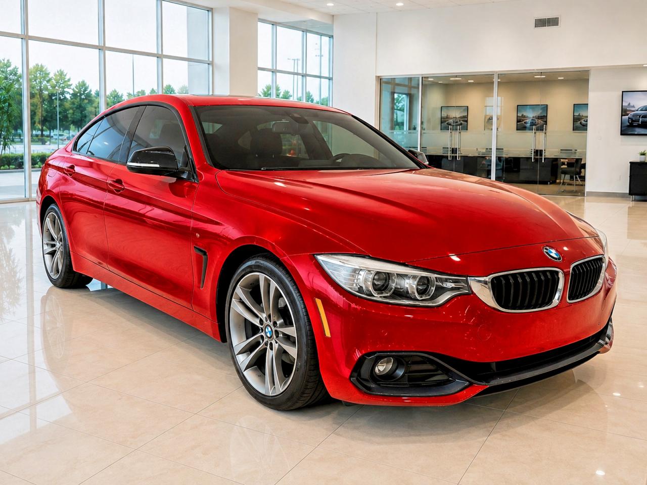 2015 Bmw 428 Xi Gran Coupe Red vin: WBA4A7C50FD413193