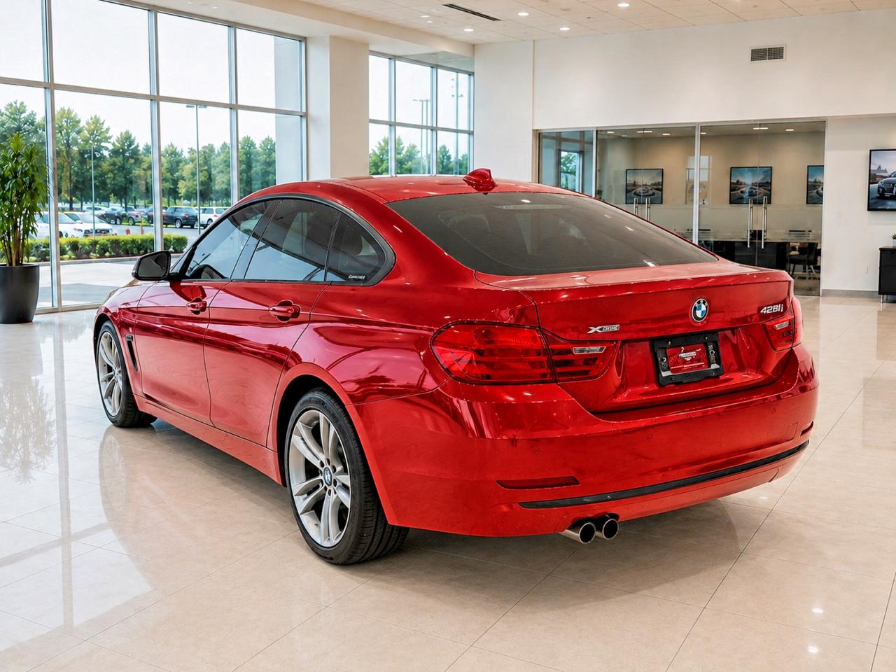 2015 Bmw 428 Xi Gran Coupe Red vin: WBA4A7C50FD413193
