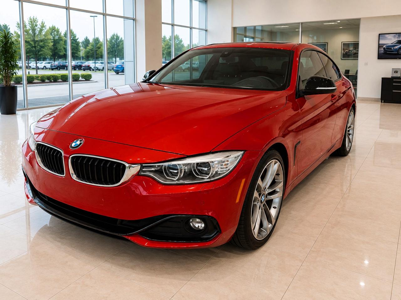 2015 Bmw 428 Xi Gran Coupe Red vin: WBA4A7C50FD413193