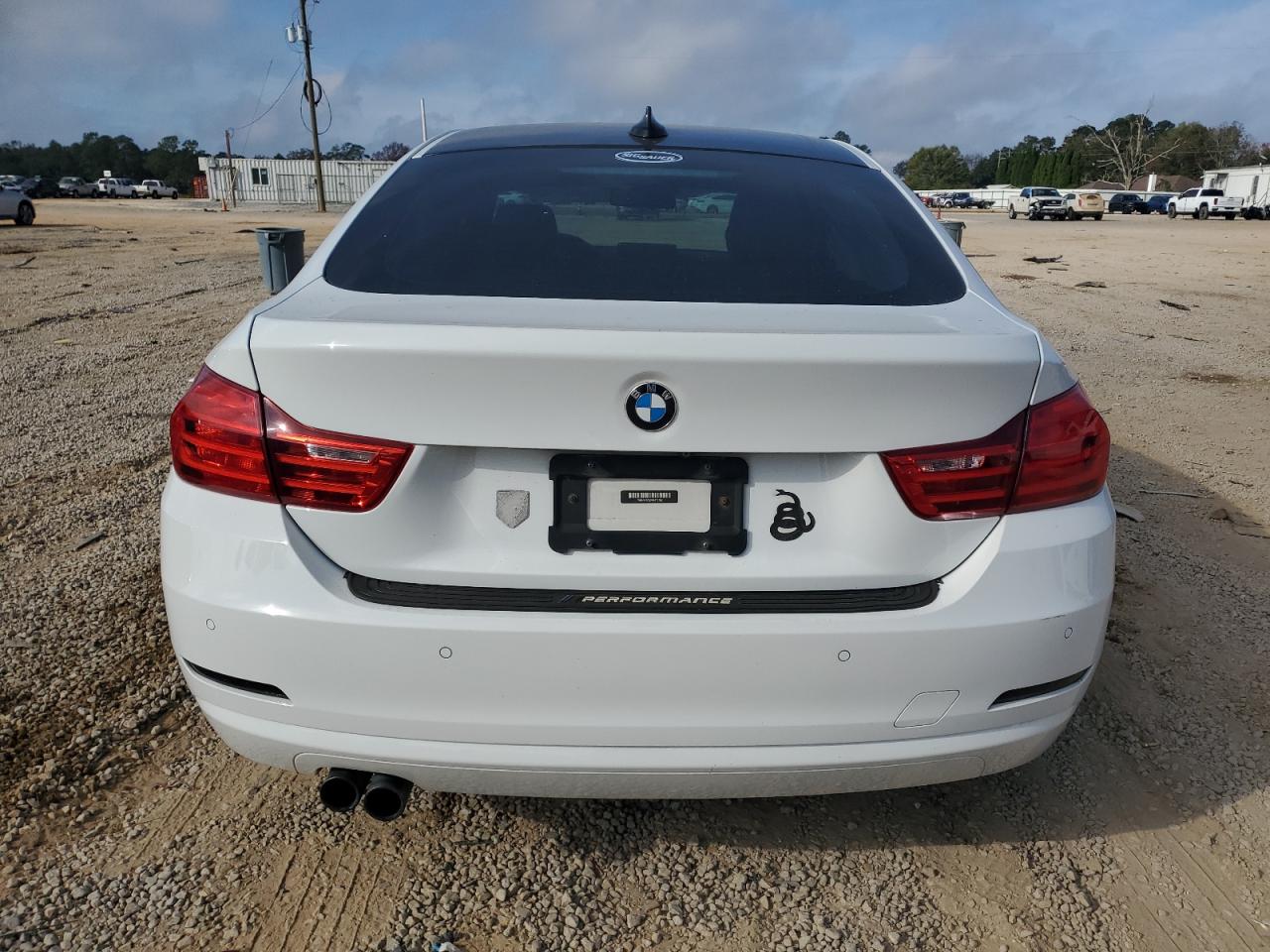 2015 Bmw 428 Xi Gran Coupe White vin: WBA4A7C50FD413792