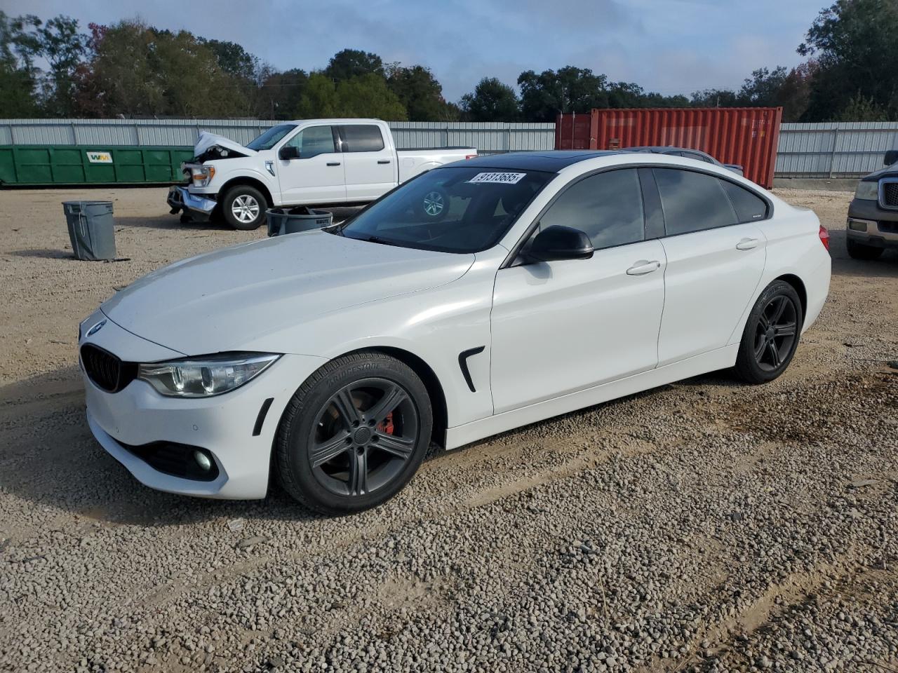 2015 Bmw 428 Xi Gran Coupe Белый vin: WBA4A7C50FD413792
