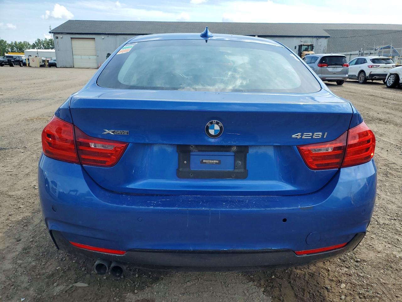 2015 Bmw 428 Xi Gran Coupe Blue vin: WBA4A7C51FD413820