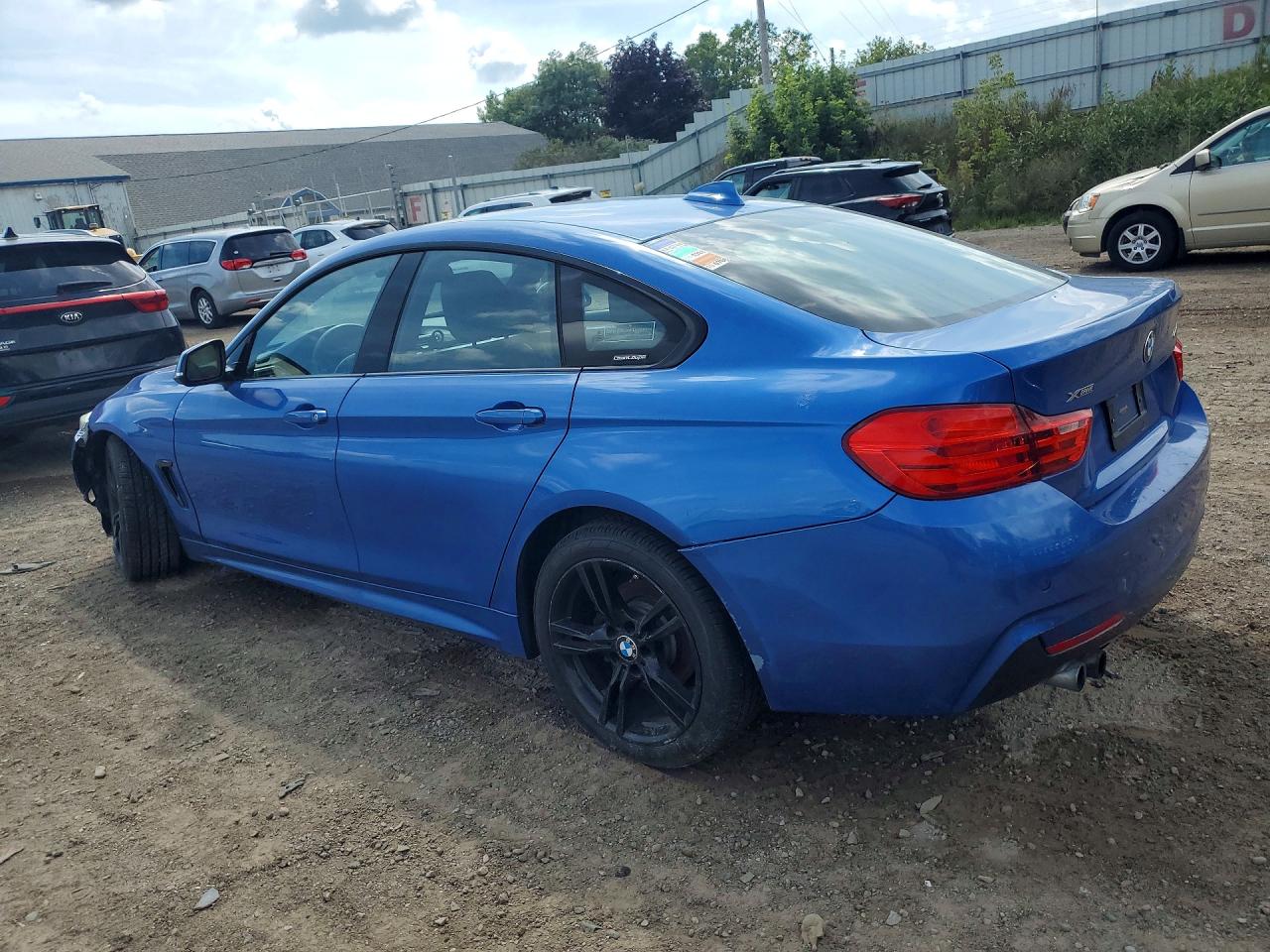 2015 Bmw 428 Xi Gran Coupe Blue vin: WBA4A7C51FD413820
