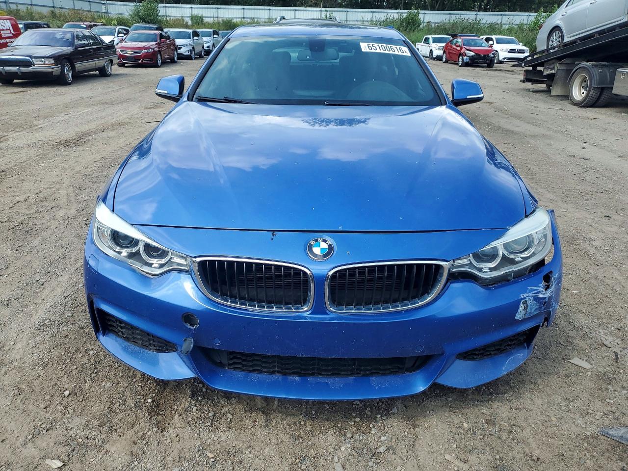 2015 Bmw 428 Xi Gran Coupe Blue vin: WBA4A7C51FD413820