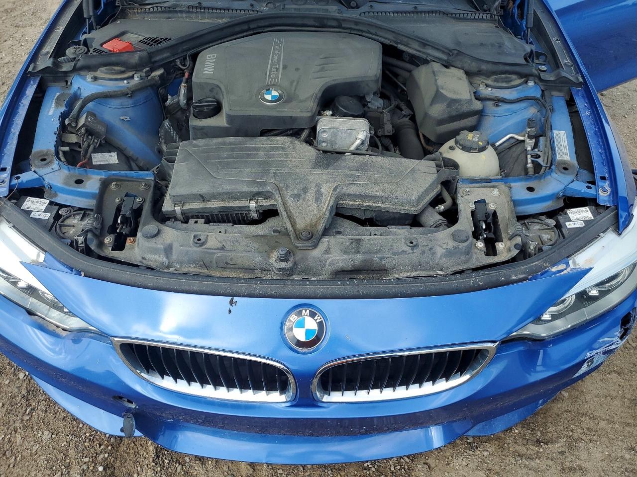 2015 Bmw 428 Xi Gran Coupe Blue vin: WBA4A7C51FD413820