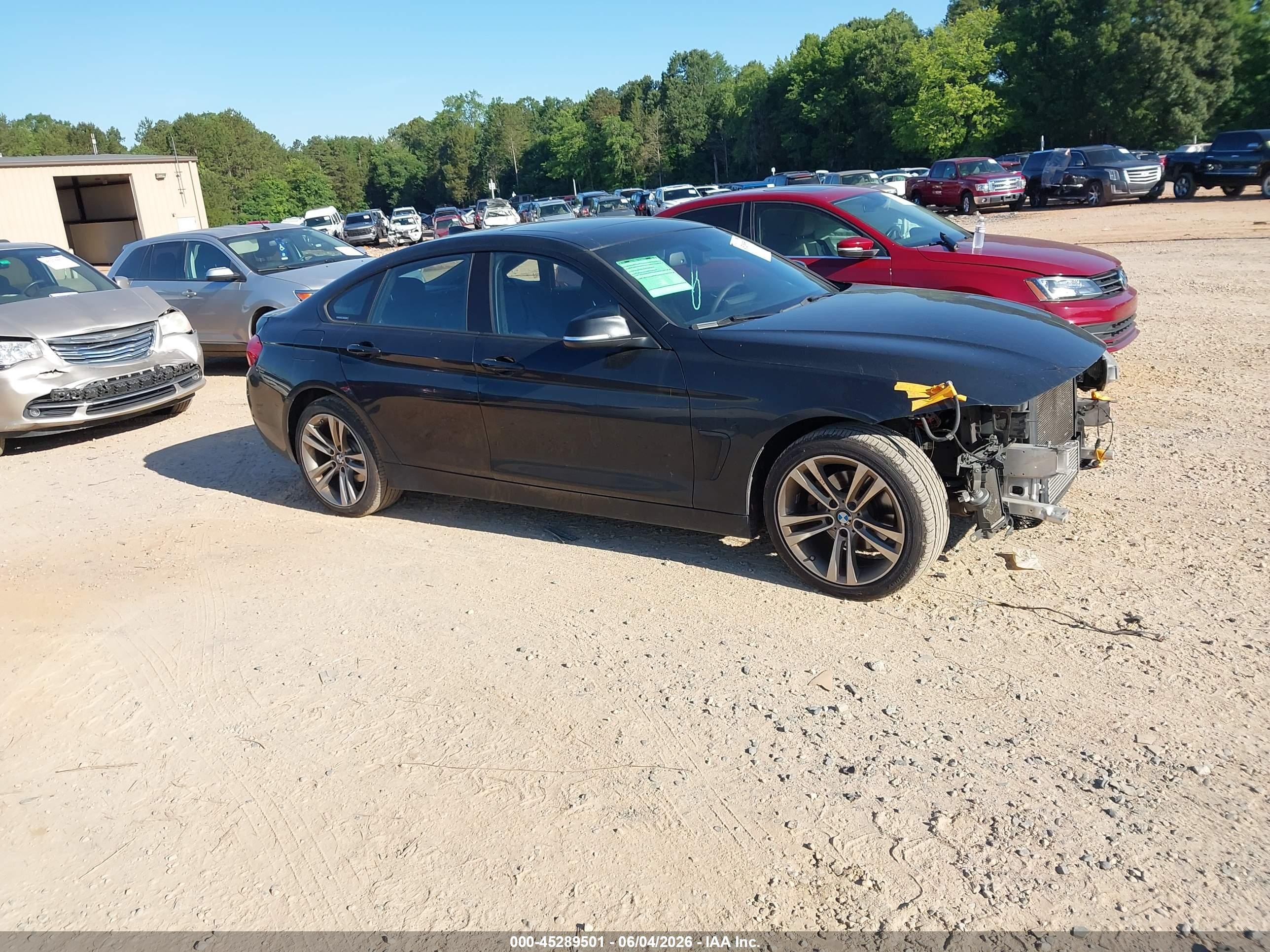 2015 Bmw 428 Gran Coupe Xdrive Черный vin: WBA4A7C51FD414983