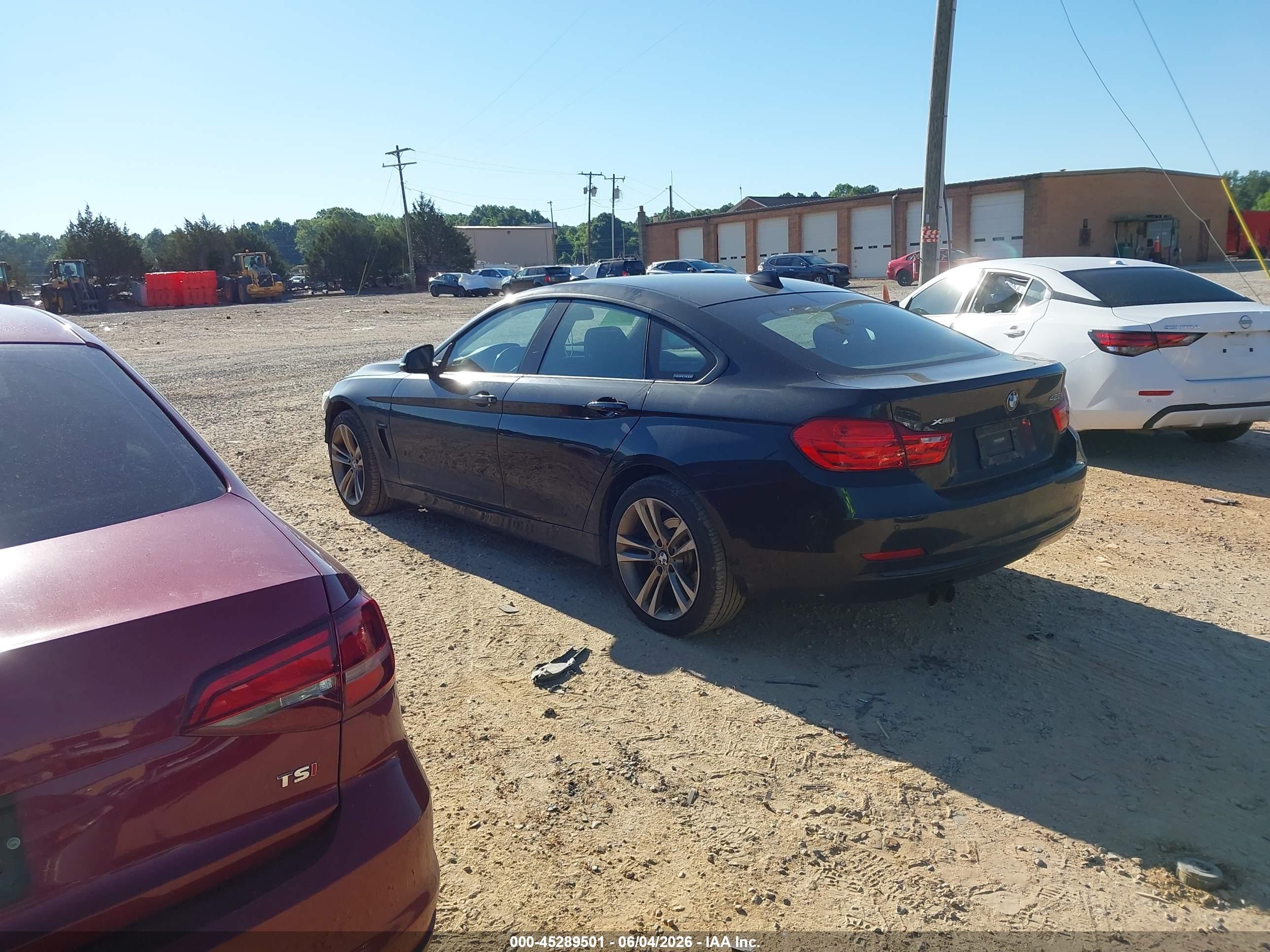 2015 Bmw 428 Gran Coupe Xdrive Black vin: WBA4A7C51FD414983