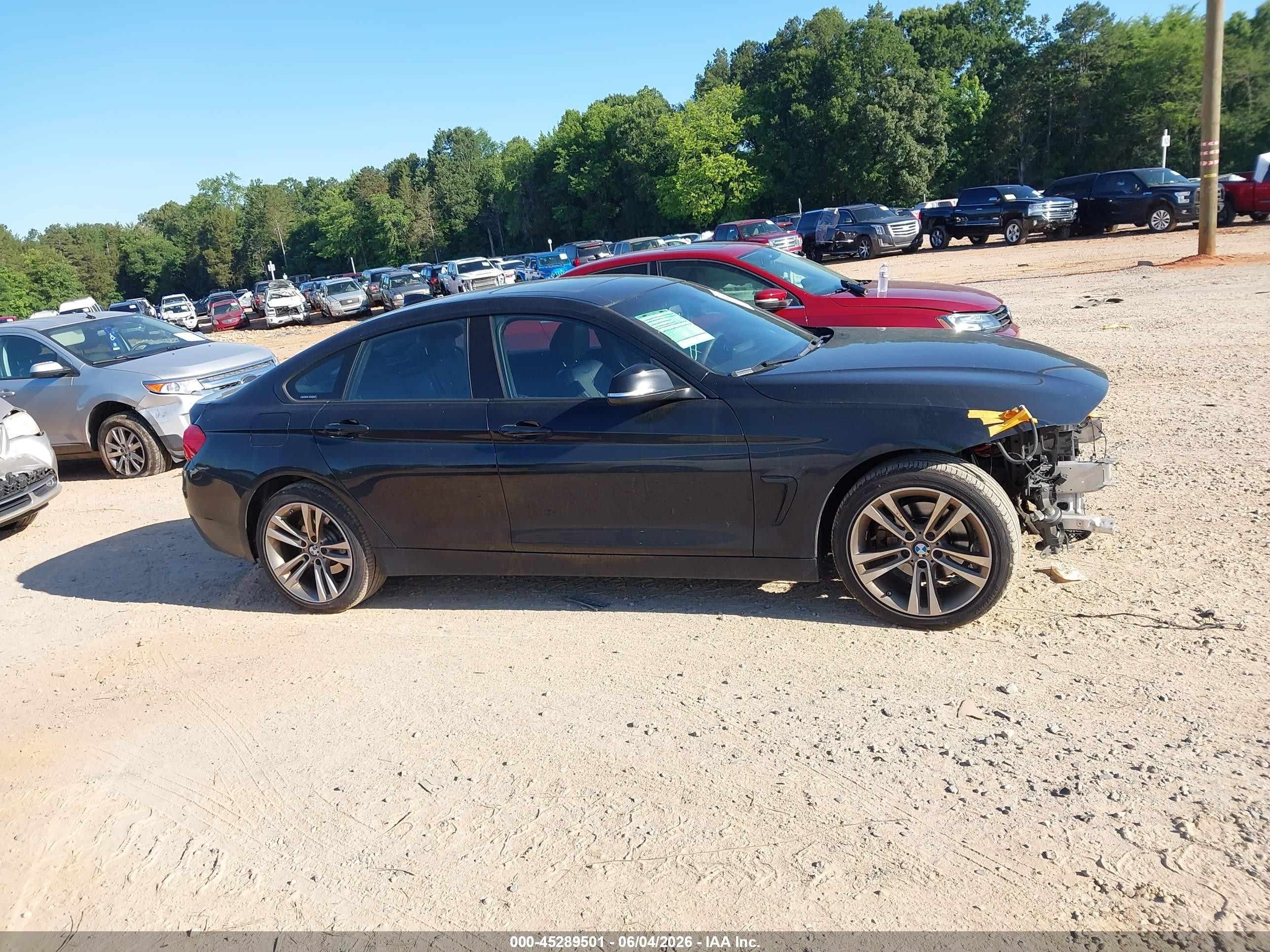 2015 Bmw 428 Gran Coupe Xdrive Black vin: WBA4A7C51FD414983