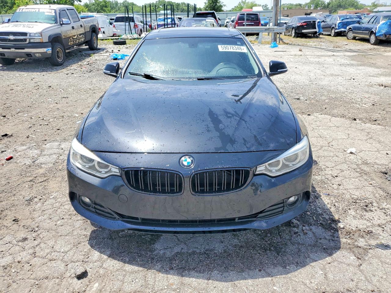 2015 Bmw 428 Xi Gran Coupe Black vin: WBA4A7C54FD415478
