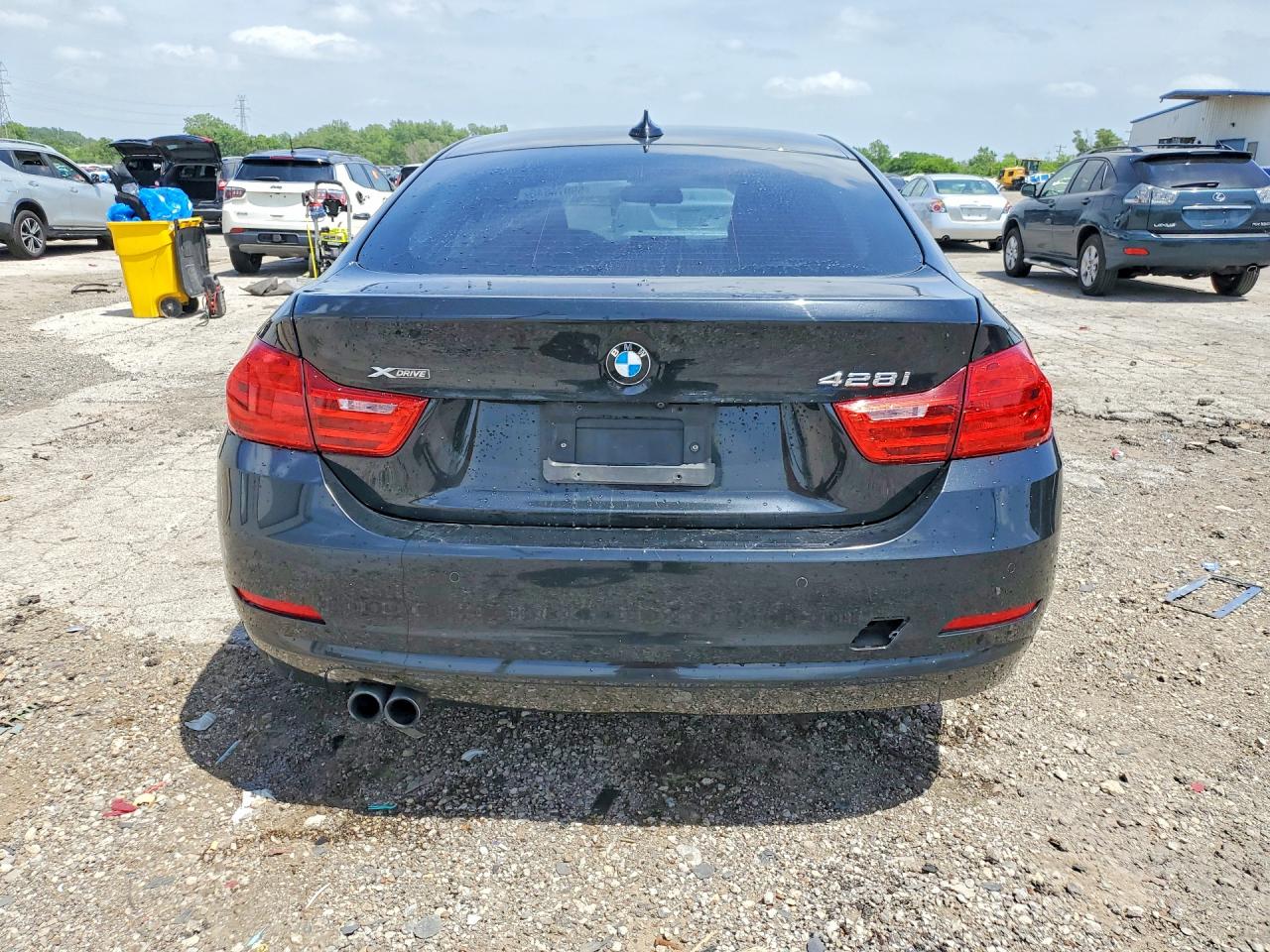 2015 Bmw 428 Xi Gran Coupe Black vin: WBA4A7C54FD415478