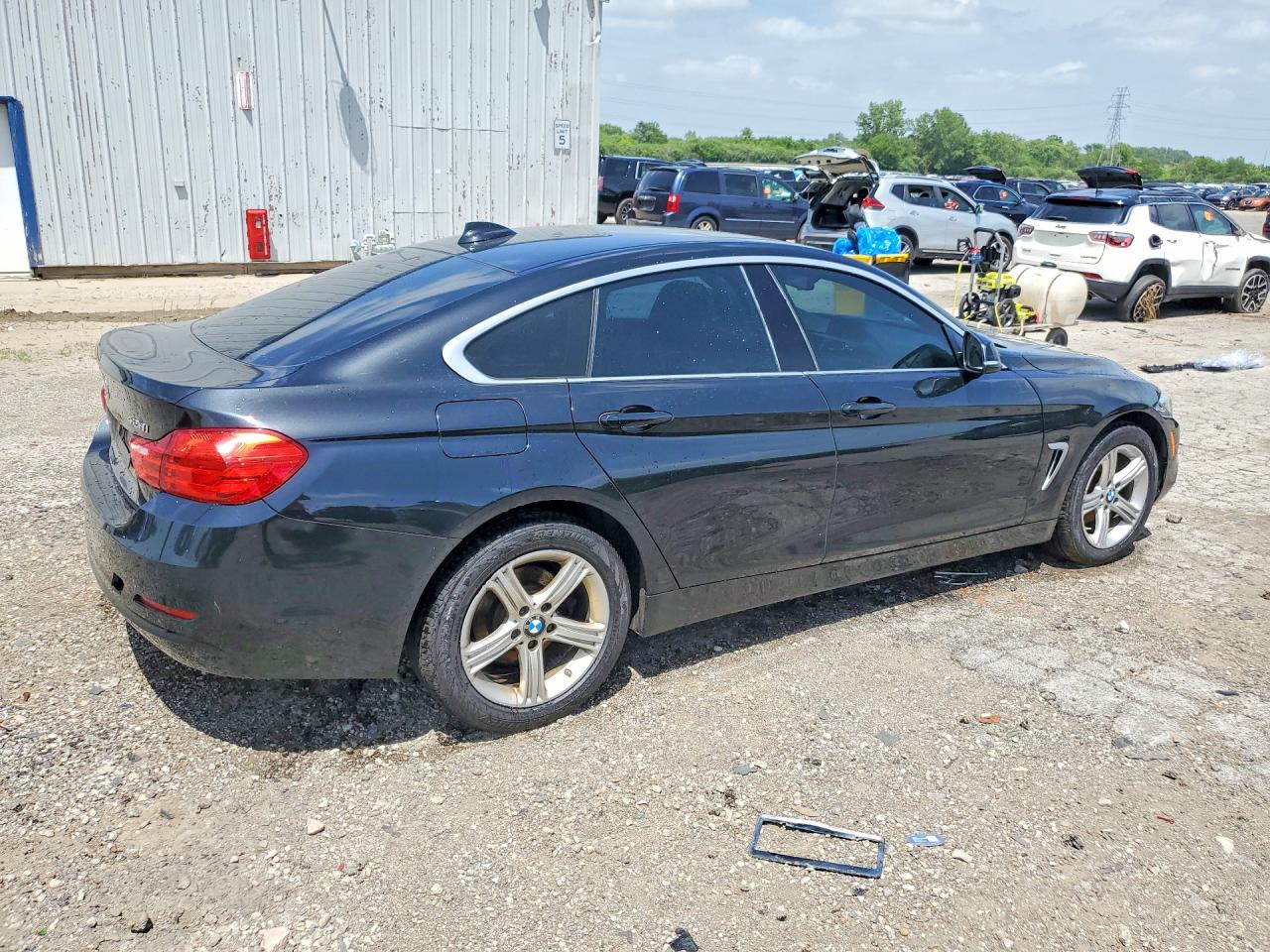 2015 Bmw 428 Xi Gran Coupe Black vin: WBA4A7C54FD415478