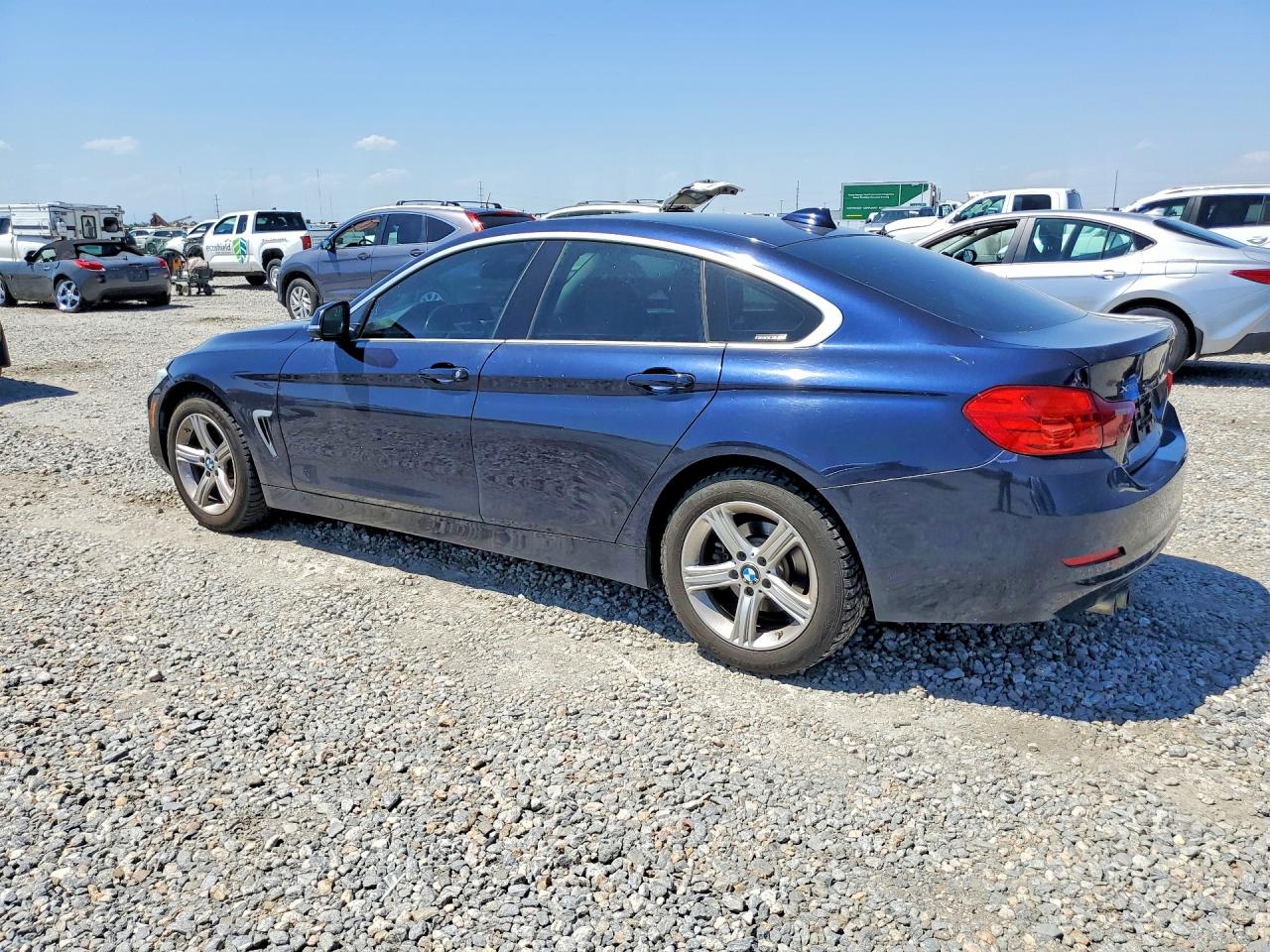 2015 Bmw 428 Xi Gran Coupe Blue vin: WBA4A7C57FD413756