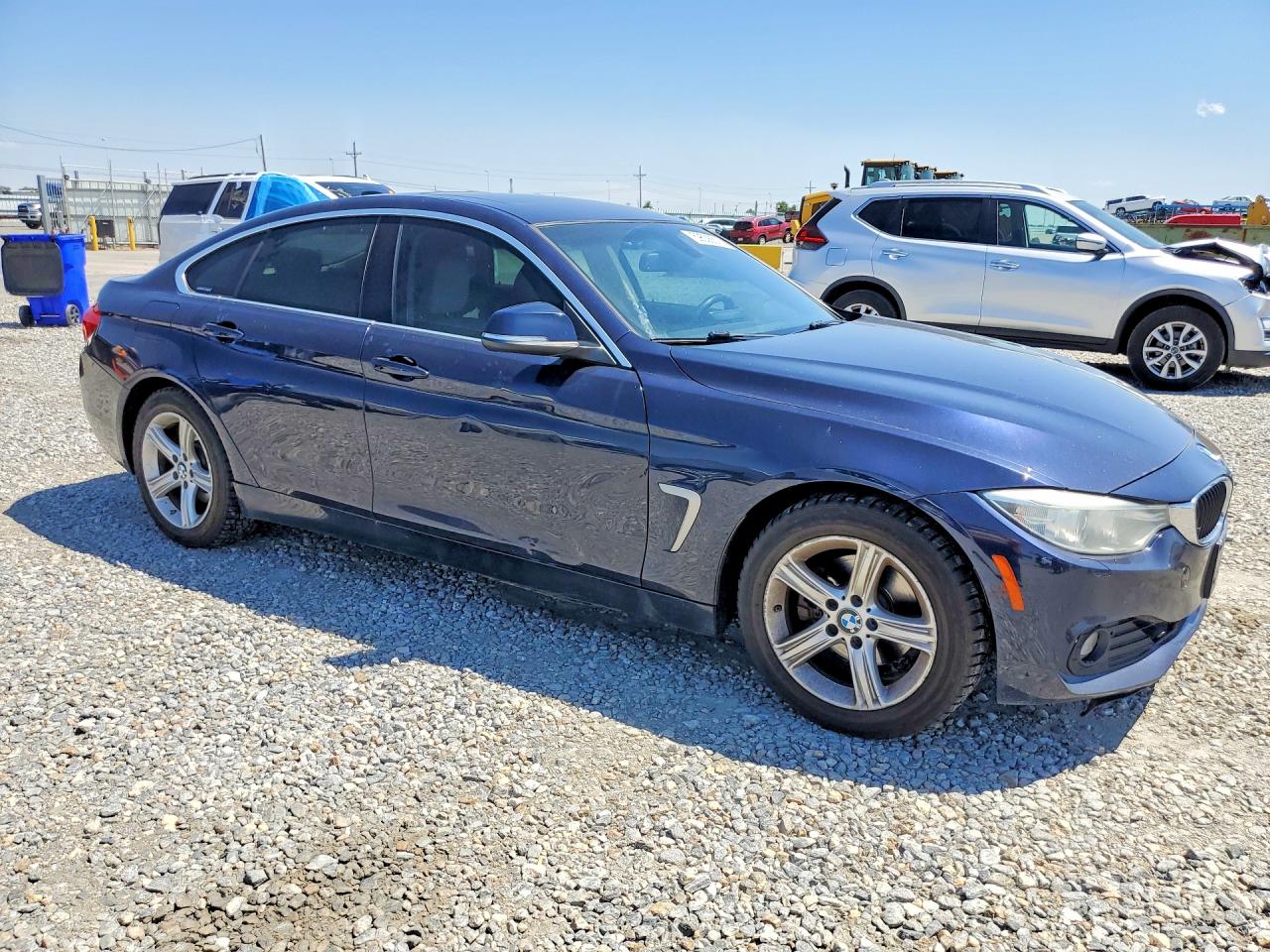2015 Bmw 428 Xi Gran Coupe Blue vin: WBA4A7C57FD413756