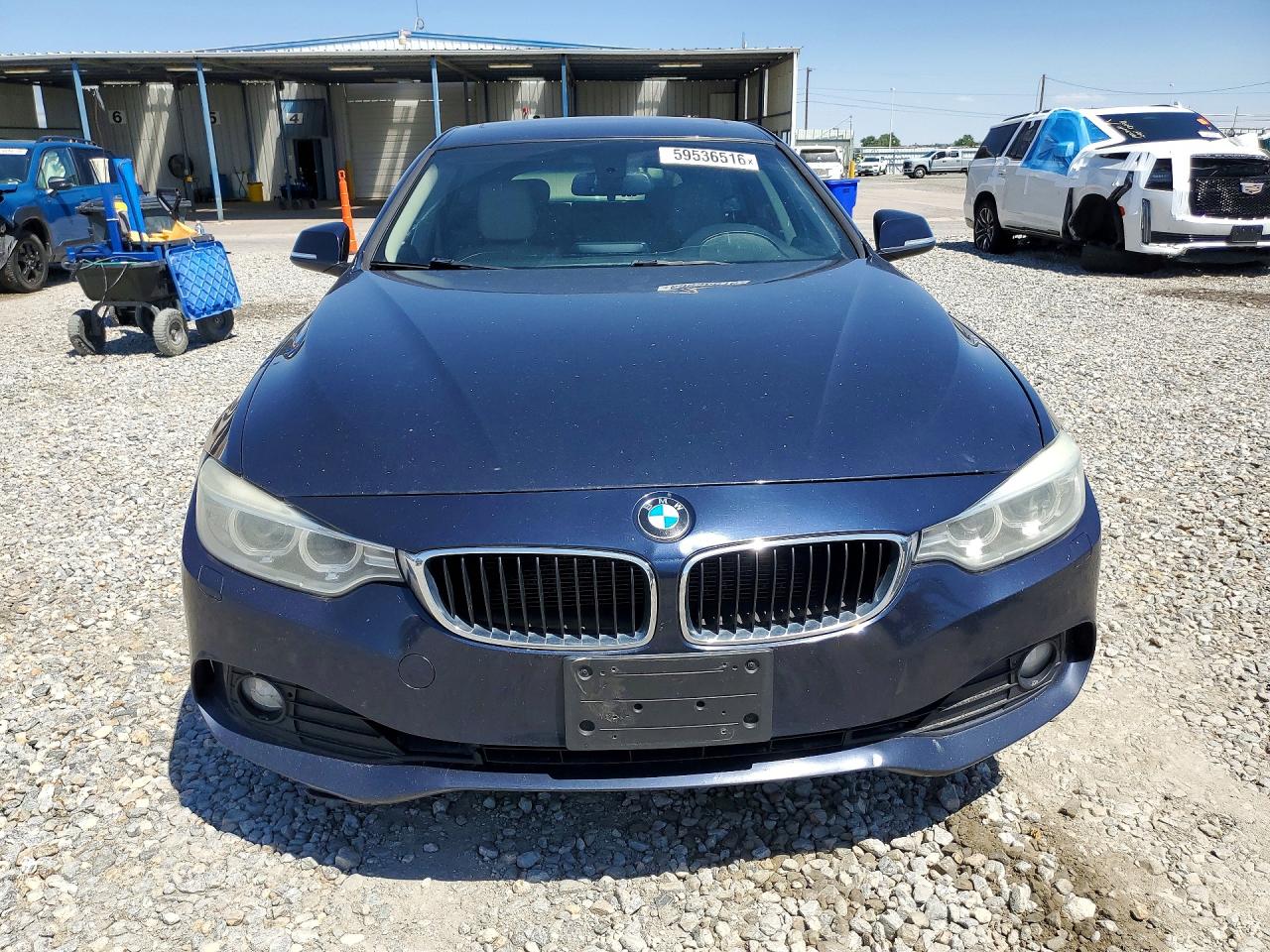 2015 Bmw 428 Xi Gran Coupe Blue vin: WBA4A7C57FD413756