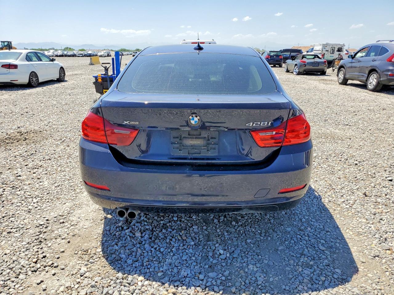 2015 Bmw 428 Xi Gran Coupe Blue vin: WBA4A7C57FD413756