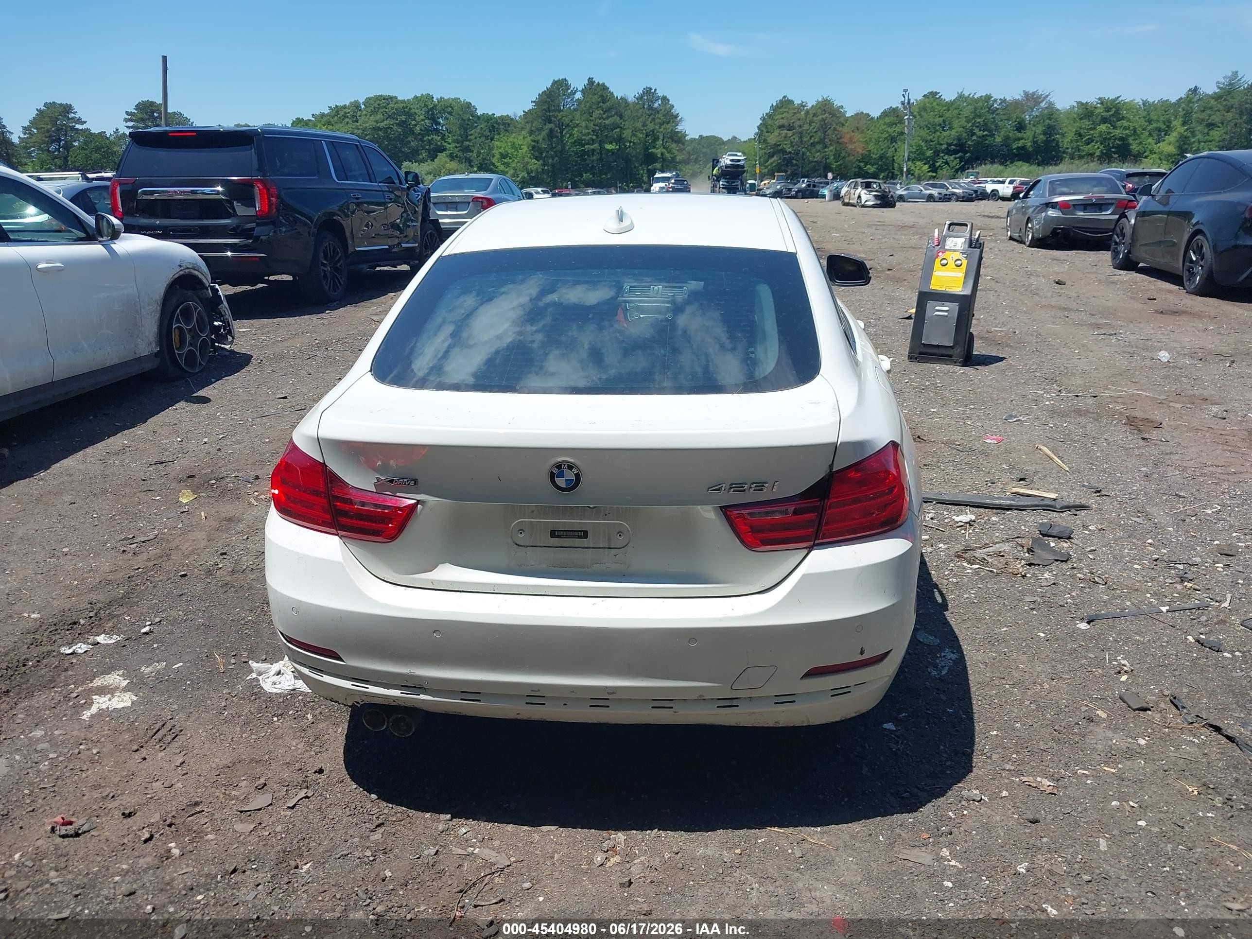 2015 Bmw 428 Gran Coupe Xdrive White vin: WBA4A7C58FD414849