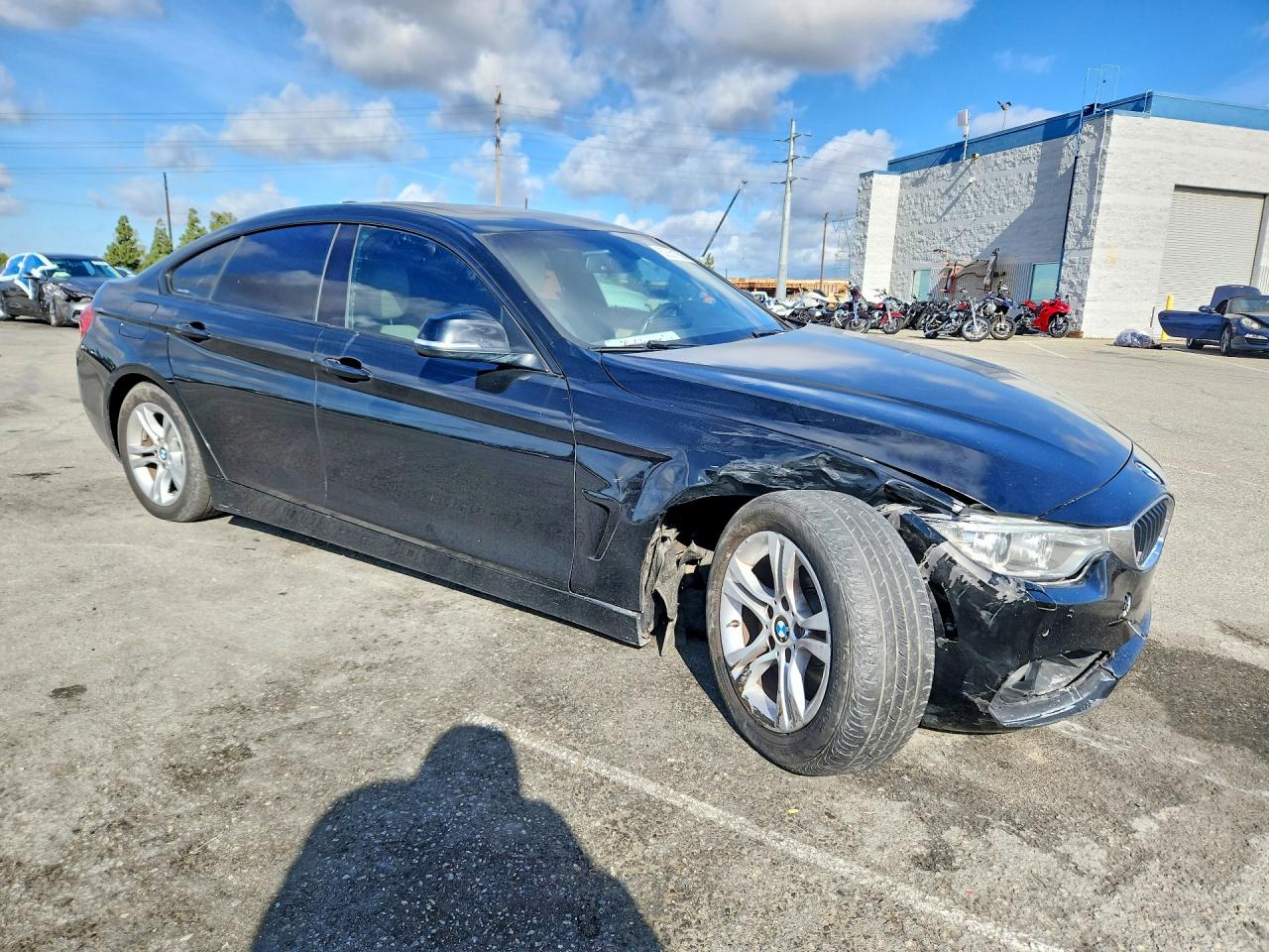 2015 Bmw 428 Xi Gran Coupe Черный vin: WBA4A7C58FD415726