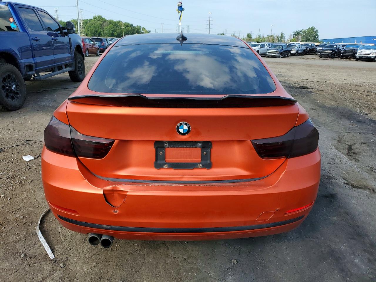 2015 Bmw 428 Xi Gran Coupe Orange vin: WBA4A7C59FD413547