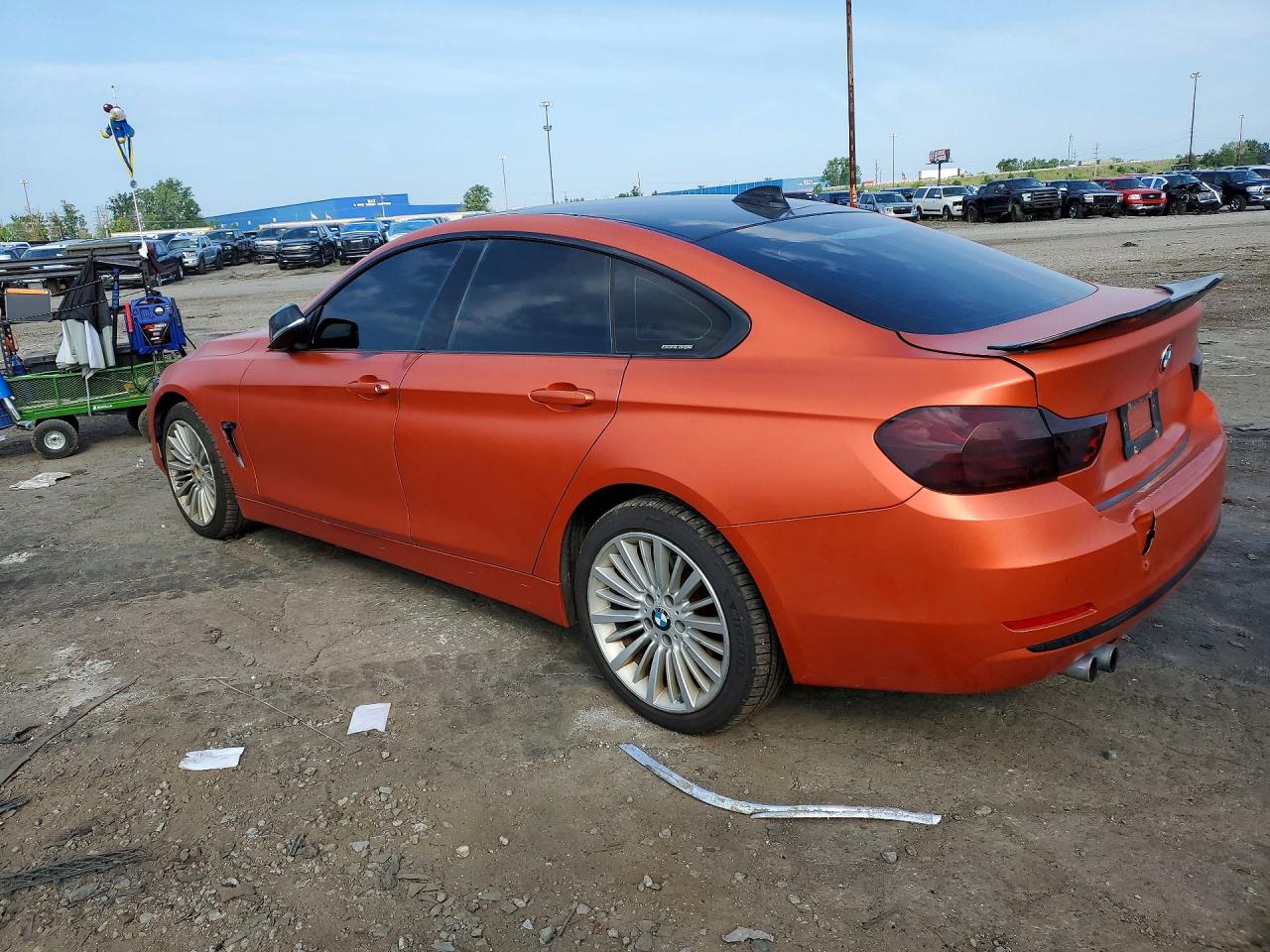 2015 Bmw 428 Xi Gran Coupe Orange vin: WBA4A7C59FD413547