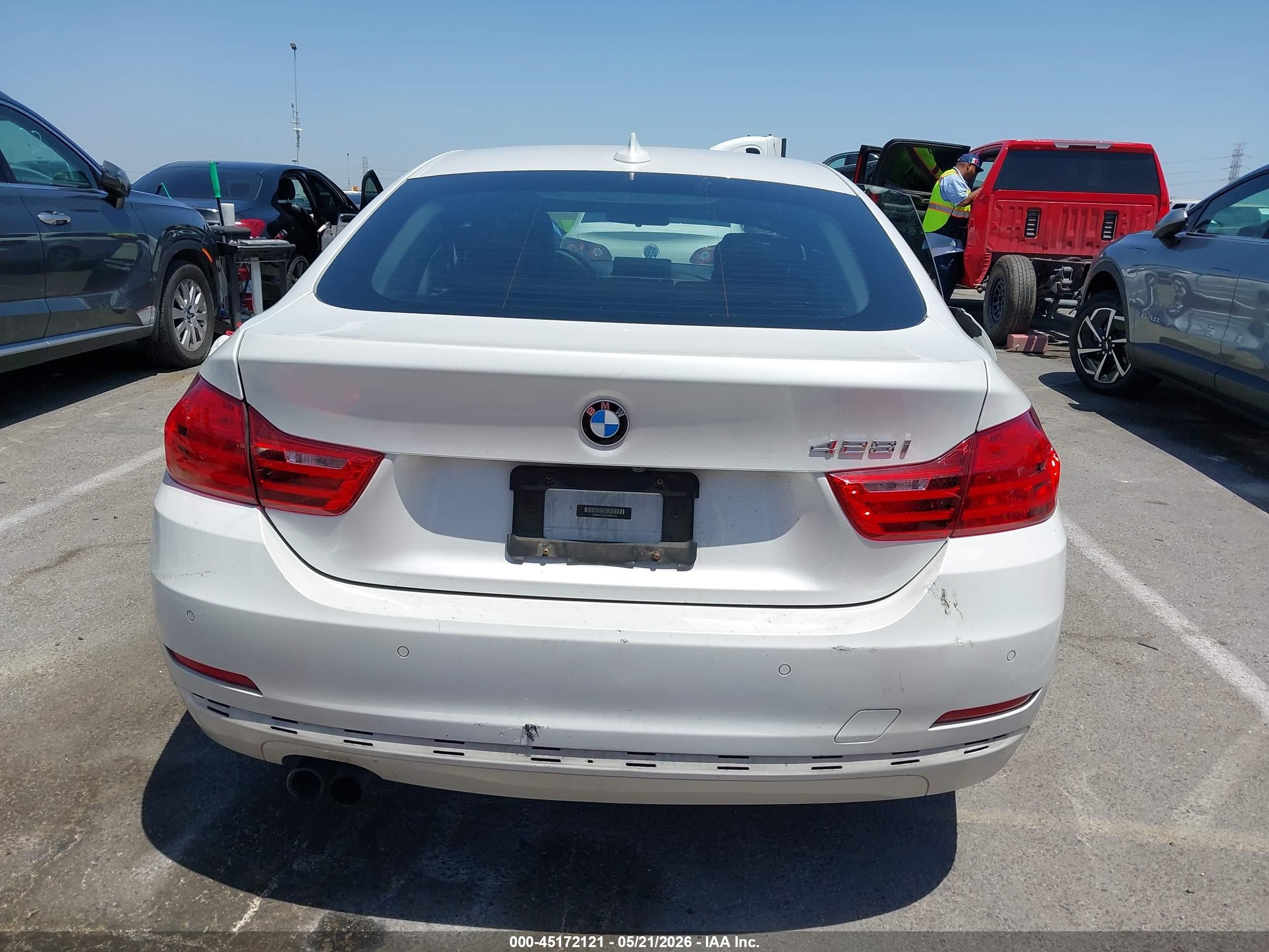 2016 Bmw 428i Gran Coupe   White vin: WBA4A9C50GG695413