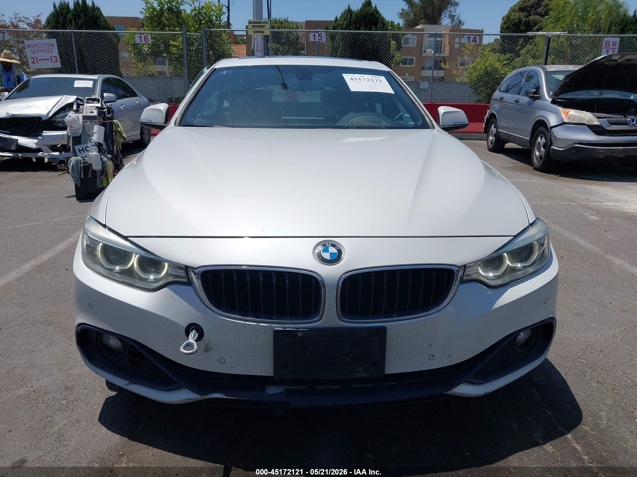 2016 Bmw 428i Gran Coupe   White vin: WBA4A9C50GG695413