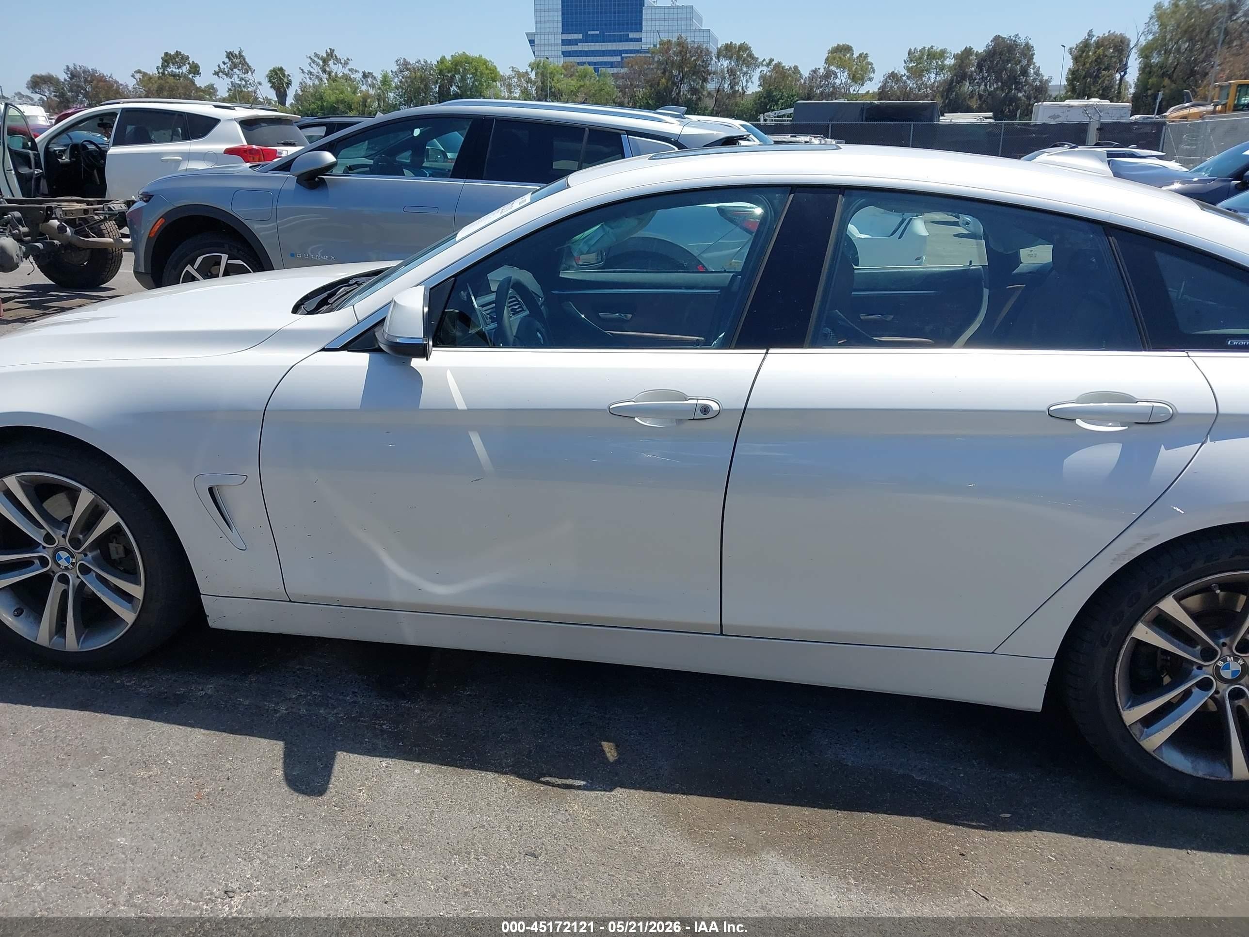 2016 Bmw 428i Gran Coupe   White vin: WBA4A9C50GG695413