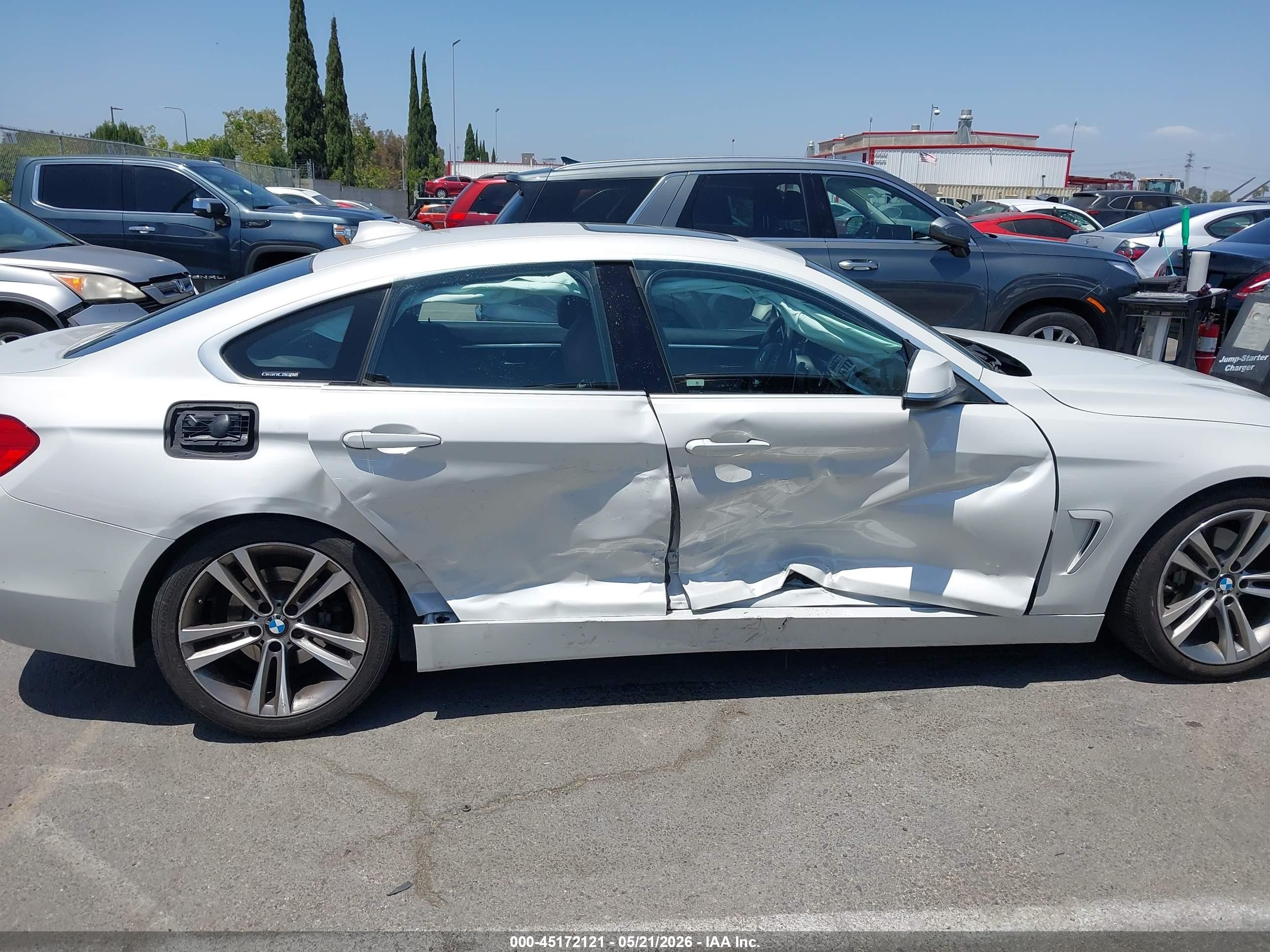 2016 Bmw 428i Gran Coupe   White vin: WBA4A9C50GG695413