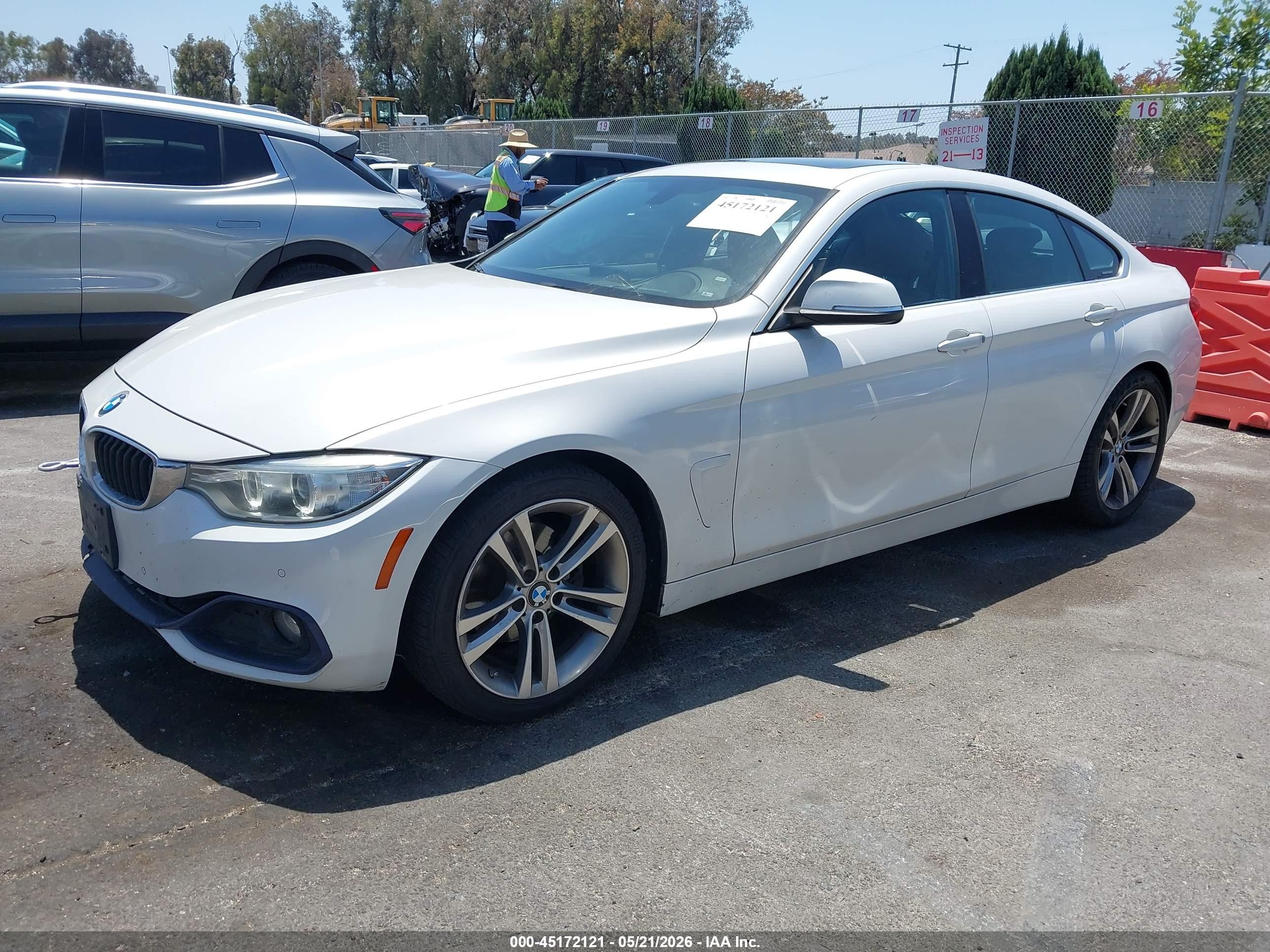 2016 Bmw 428i Gran Coupe   White vin: WBA4A9C50GG695413