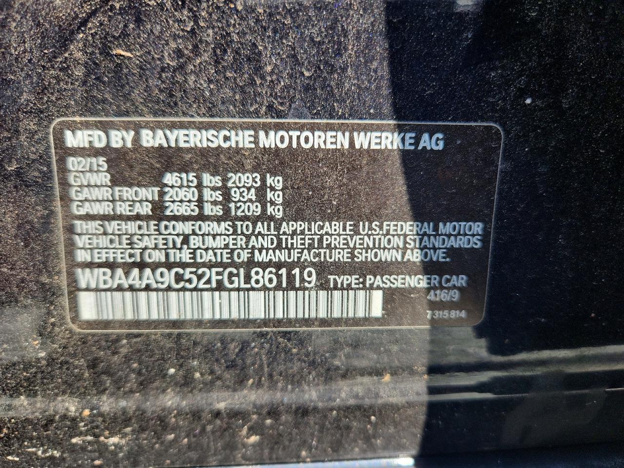 2015 Bmw 428 I Gran Coupe Sulev Blue vin: WBA4A9C52FGL86119