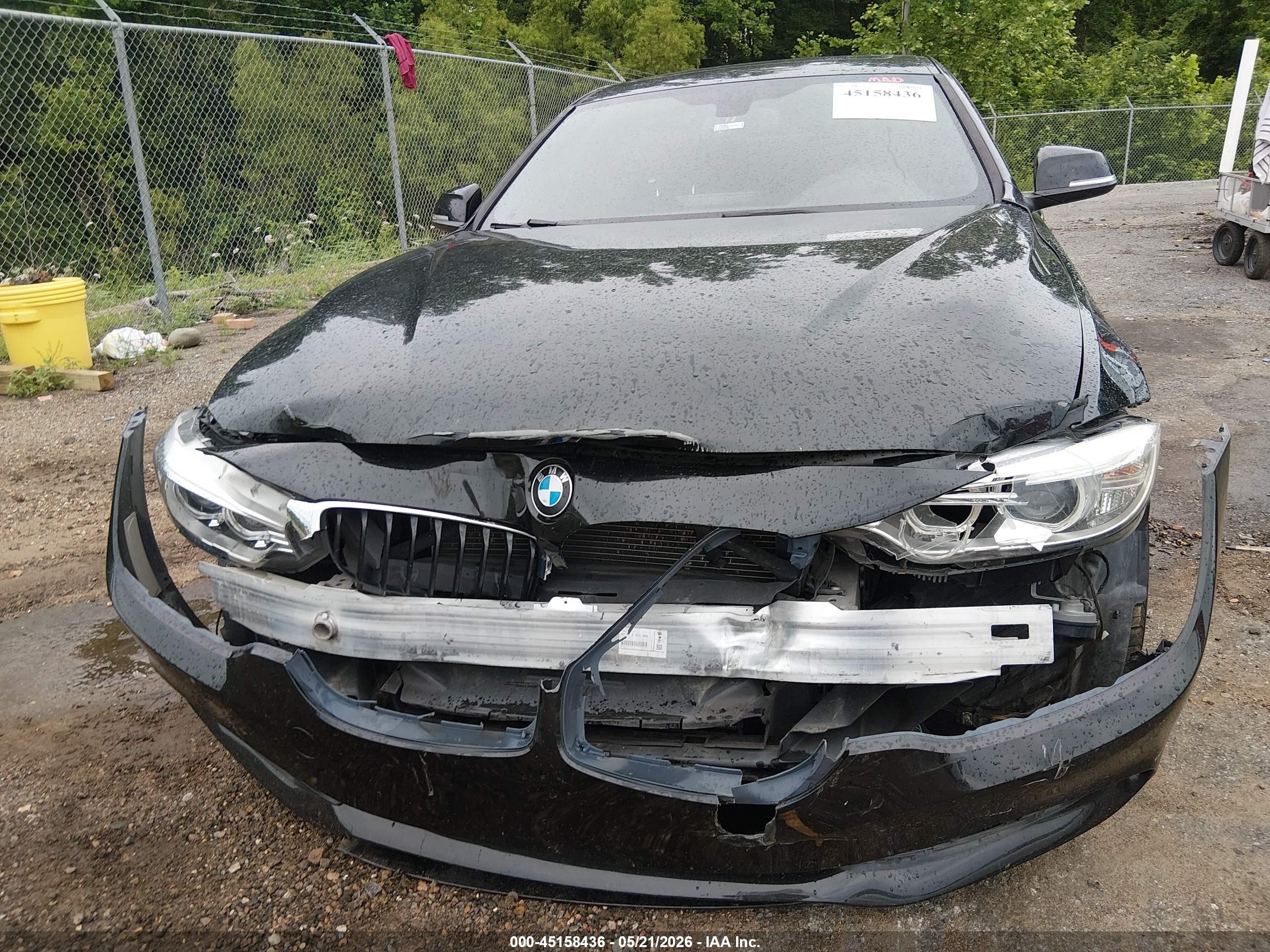 2015 Bmw 428 Gran Coupe   Black vin: WBA4A9C54FD416190