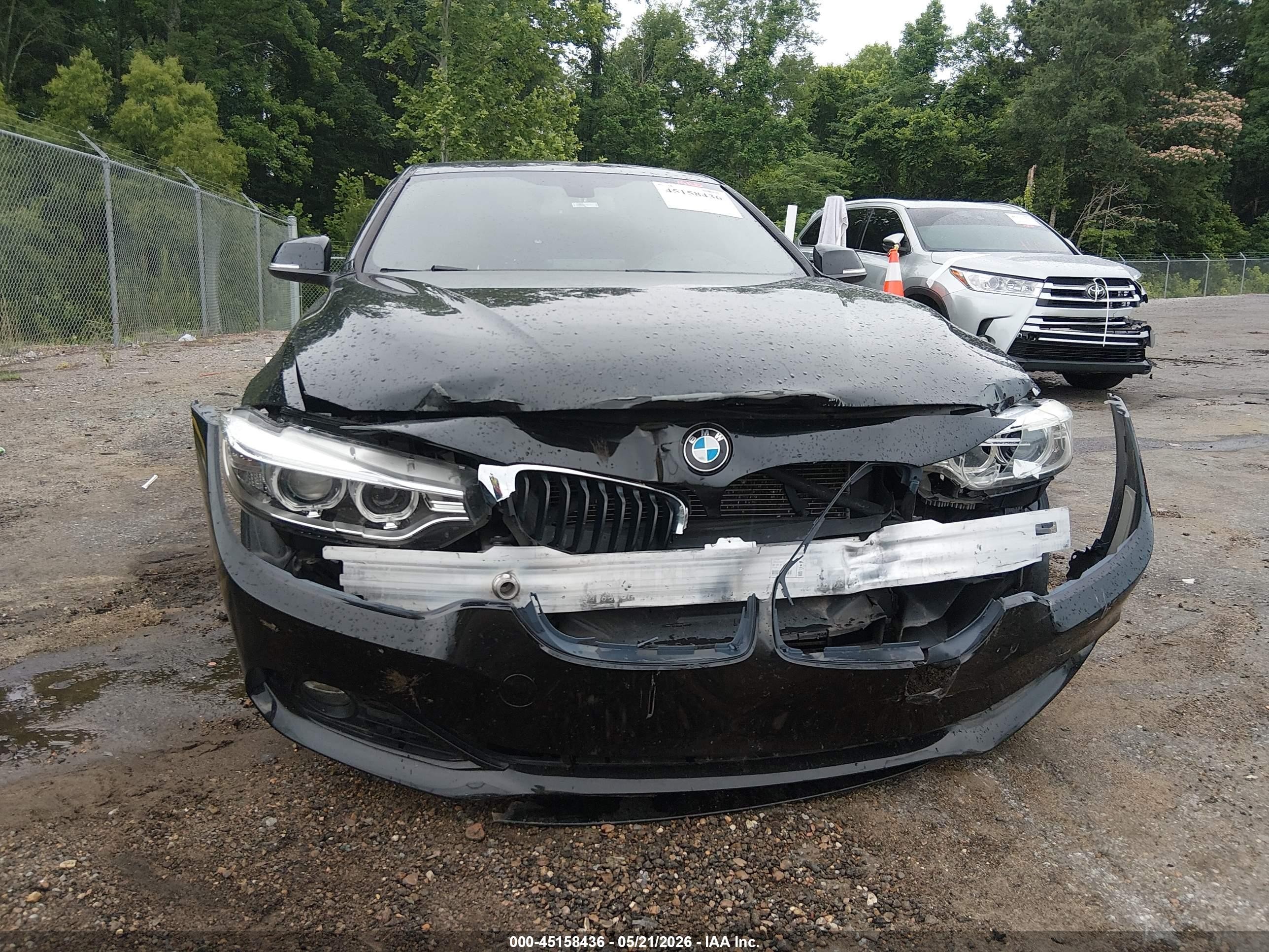 2015 Bmw 428 Gran Coupe   Black vin: WBA4A9C54FD416190