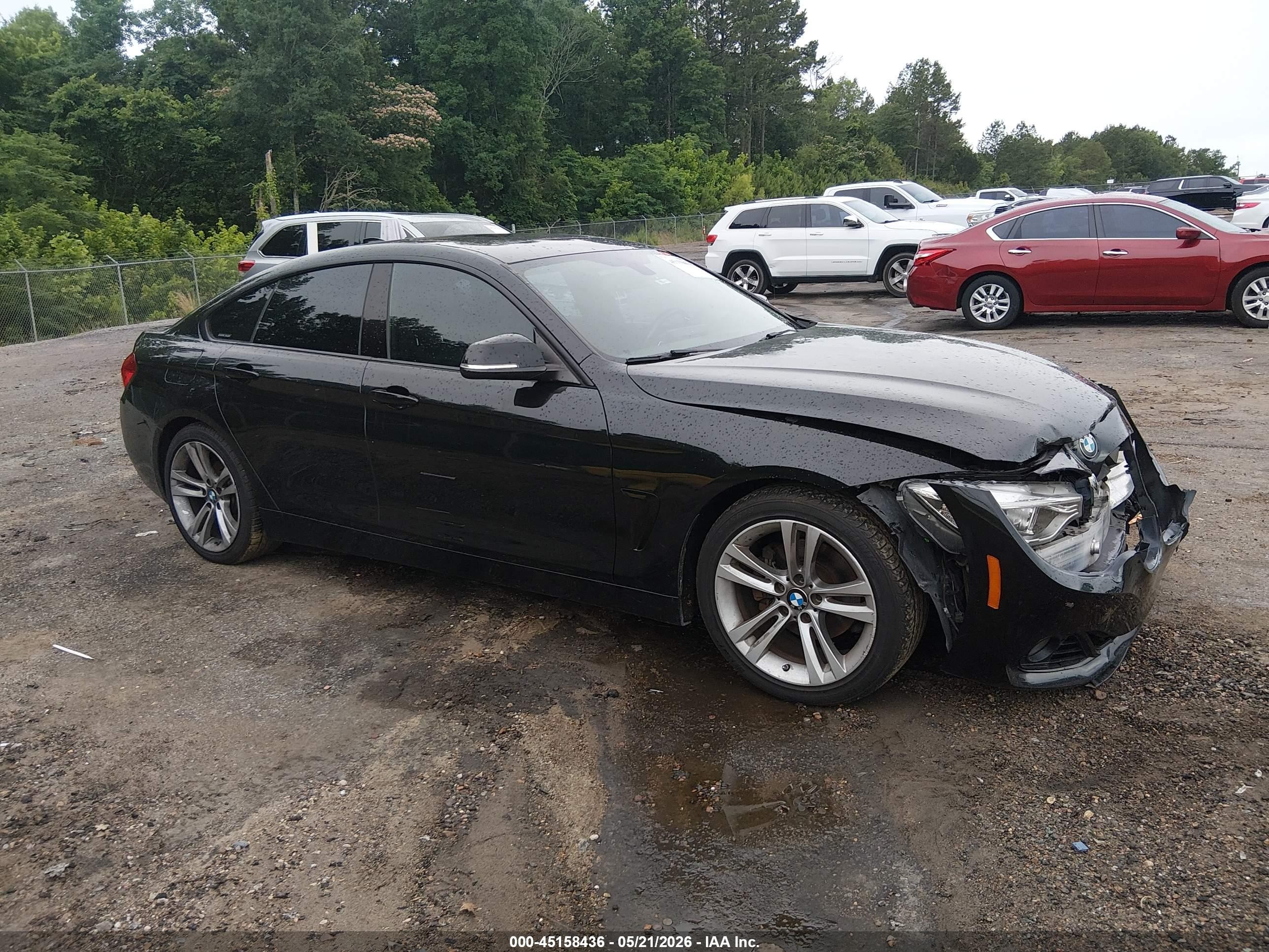 2015 Bmw 428 Gran Coupe   Черный vin: WBA4A9C54FD416190