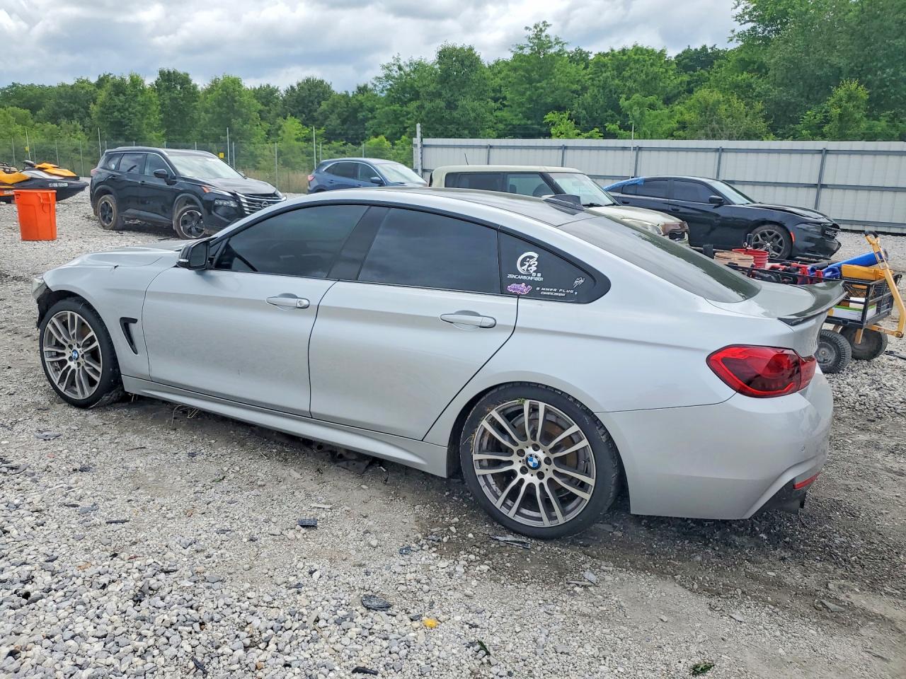 2015 Bmw 428 I Gran Coupe Sulev Silver vin: WBA4A9C54FGL85764