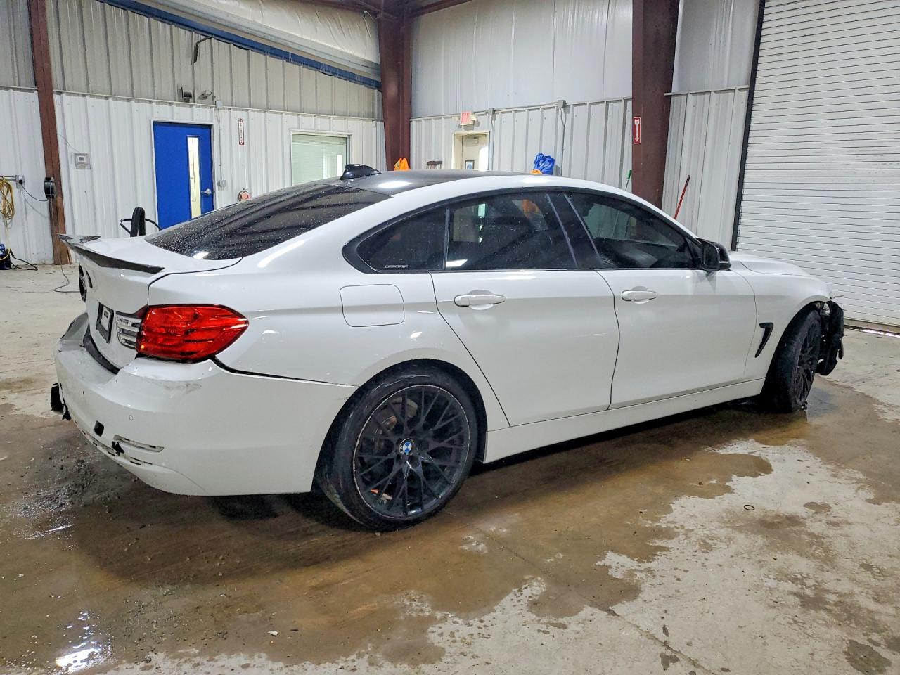 2015 Bmw 428 I Gran Coupe Sulev White vin: WBA4A9C54FGL85778