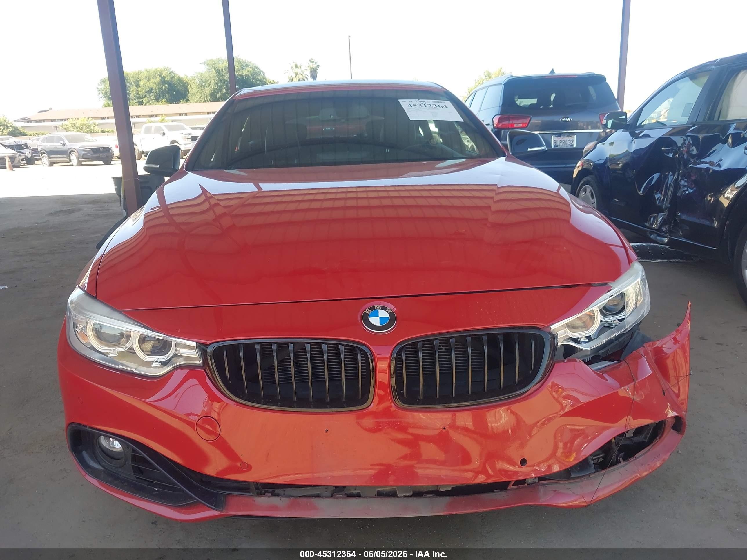 2015 Bmw 428 Gran Coupe   Red vin: WBA4A9C55FGL86096