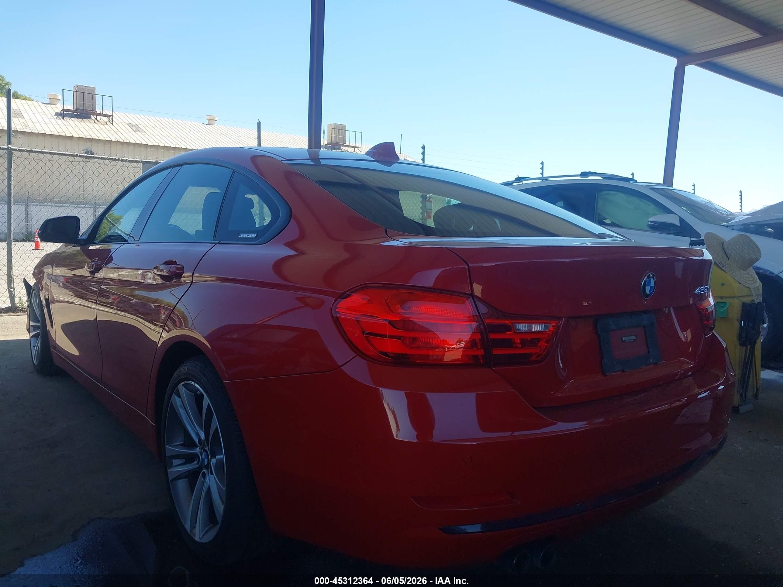 2015 Bmw 428 Gran Coupe   Red vin: WBA4A9C55FGL86096