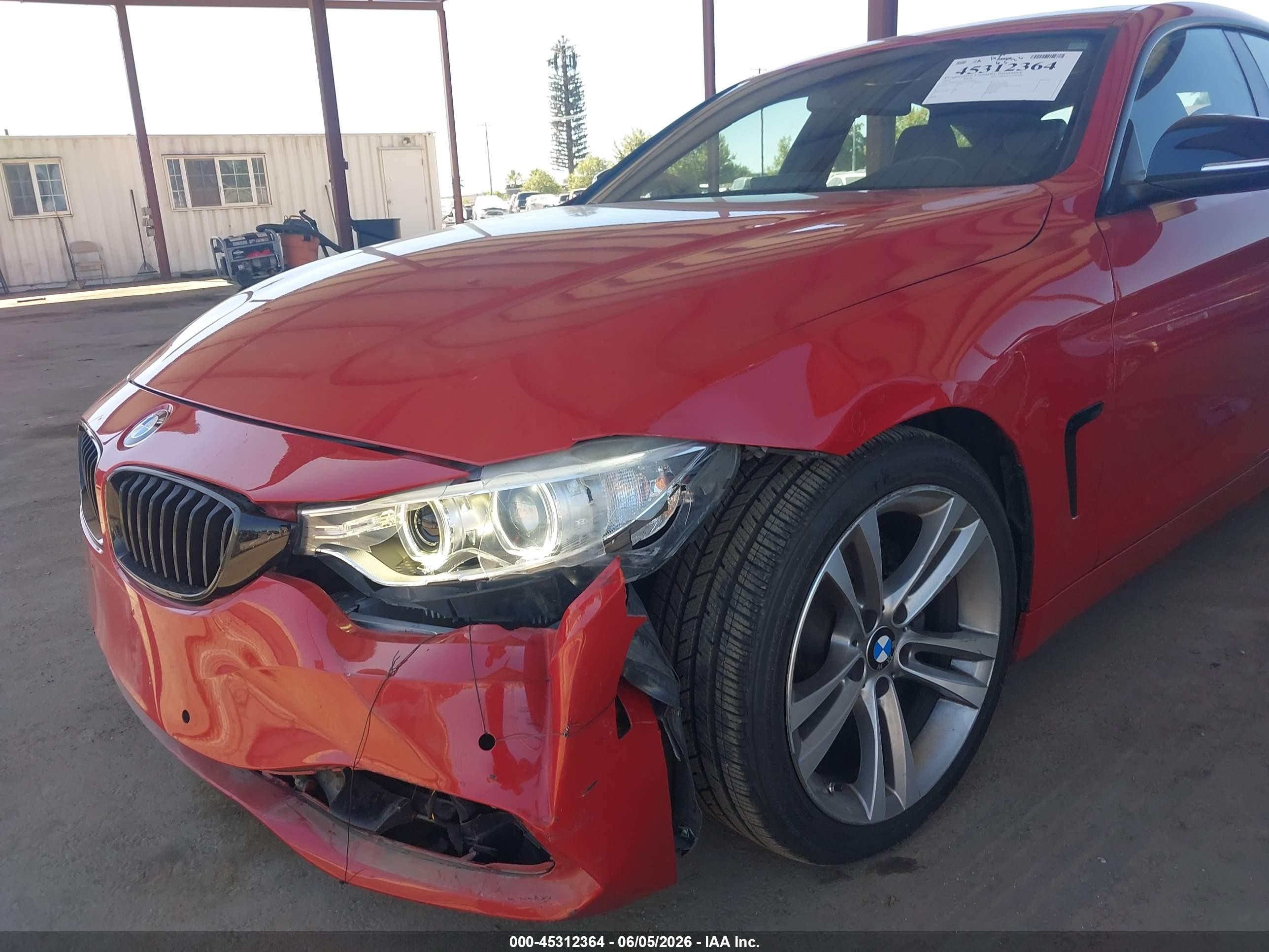 2015 Bmw 428 Gran Coupe   Red vin: WBA4A9C55FGL86096