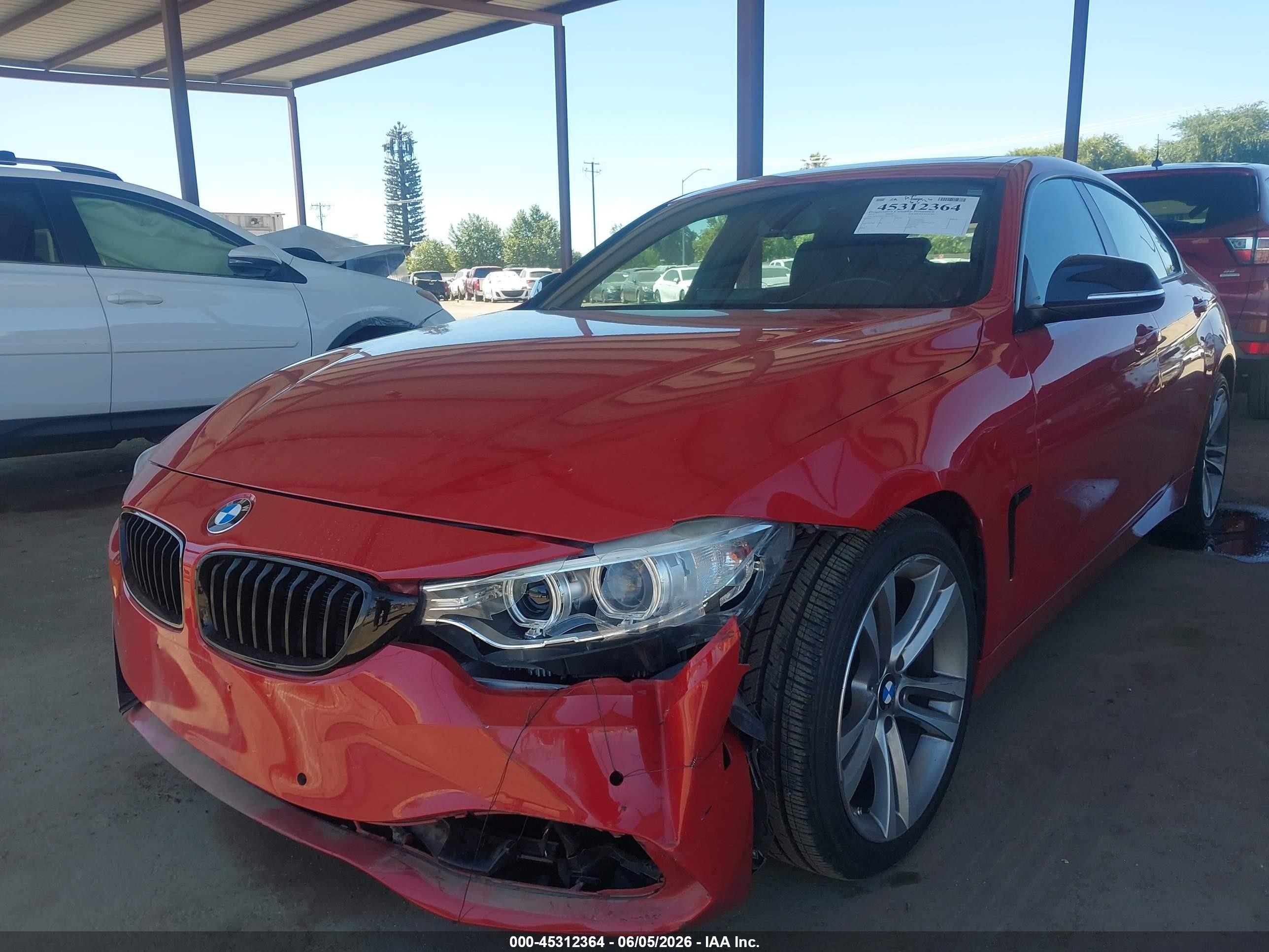 2015 Bmw 428 Gran Coupe   Red vin: WBA4A9C55FGL86096