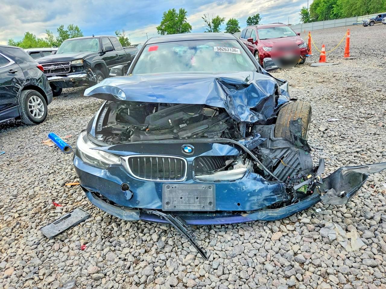 2015 Bmw 428 I Gran Coupe Sulev Синий vin: WBA4A9C56FD416448