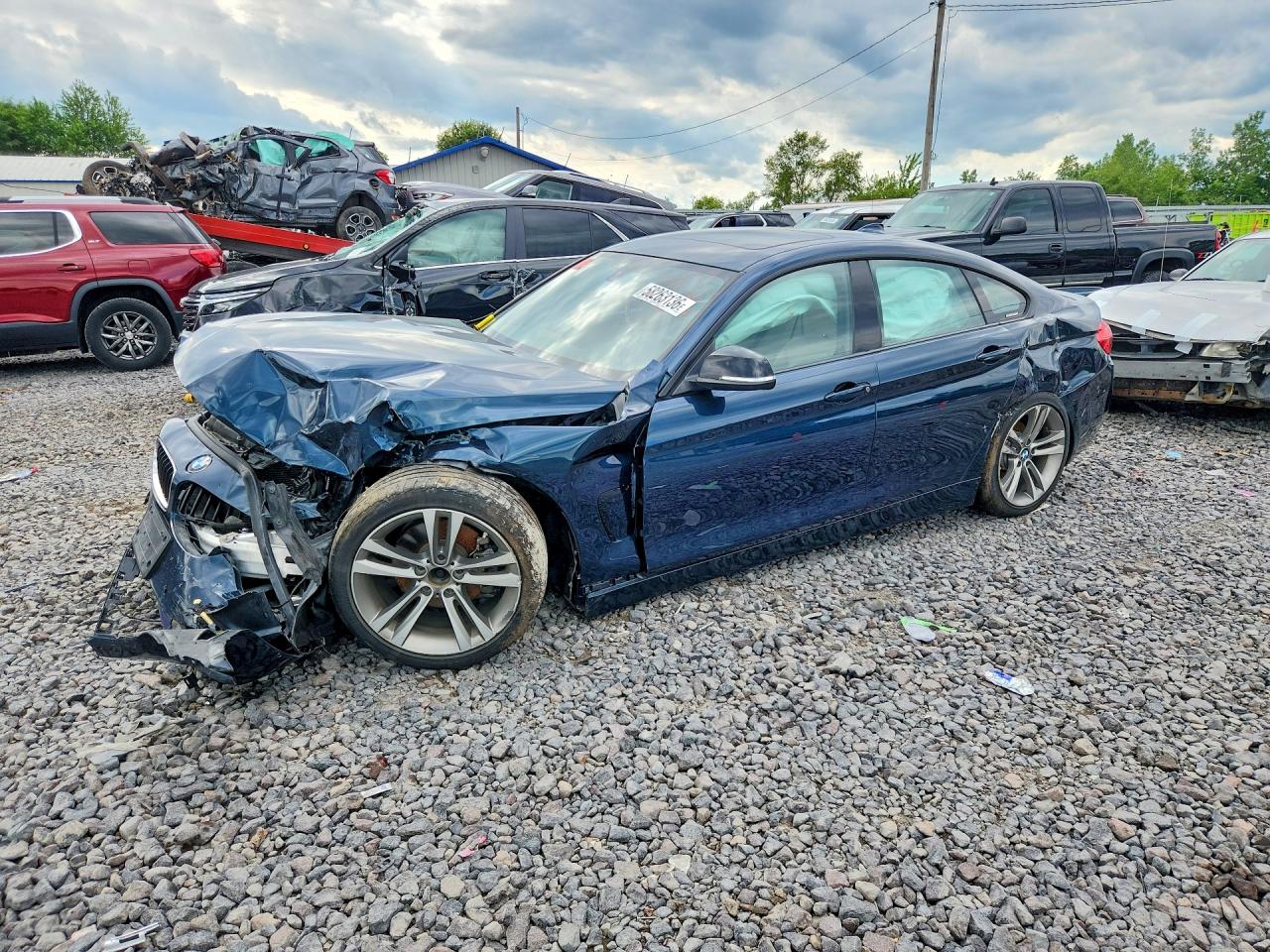 2015 Bmw 428 I Gran Coupe Sulev Синий vin: WBA4A9C56FD416448