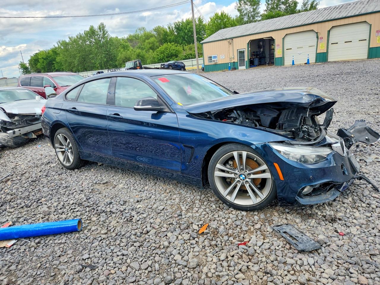 2015 Bmw 428 I Gran Coupe Sulev Синий vin: WBA4A9C56FD416448