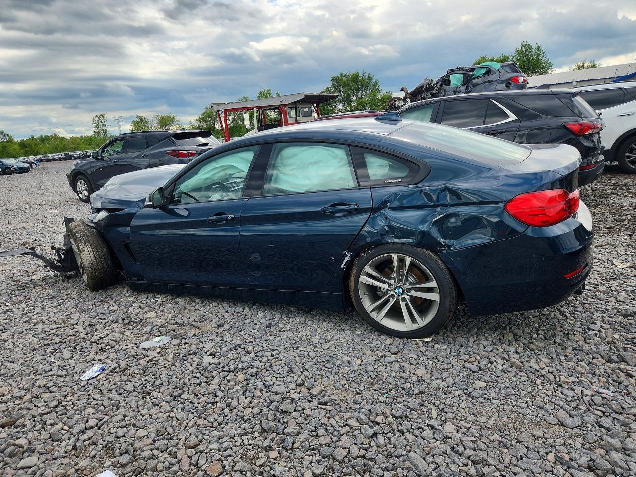 2015 Bmw 428 I Gran Coupe Sulev Синий vin: WBA4A9C56FD416448