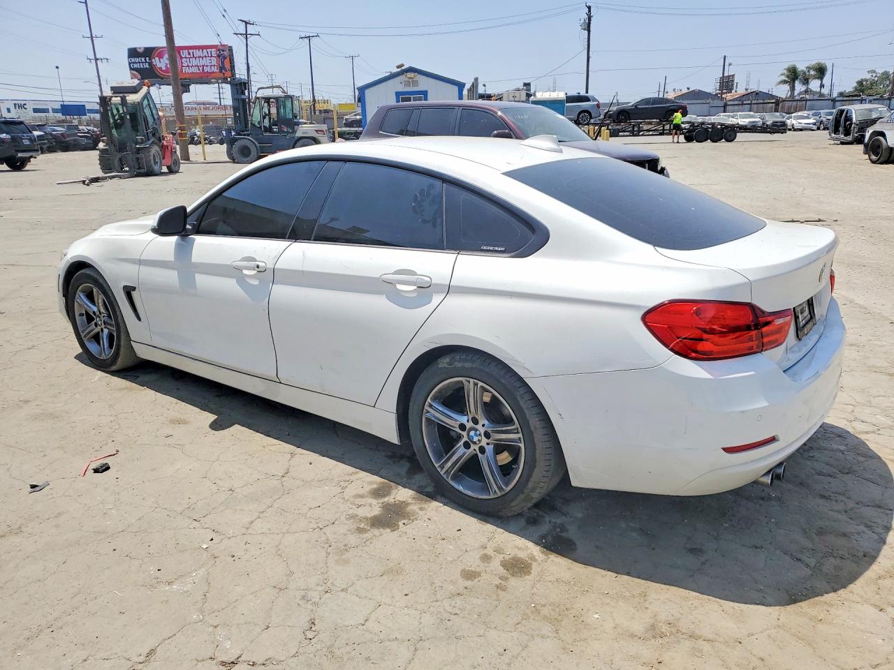 2015 Bmw 428 I Gran Coupe Sulev White vin: WBA4A9C57FGL87153