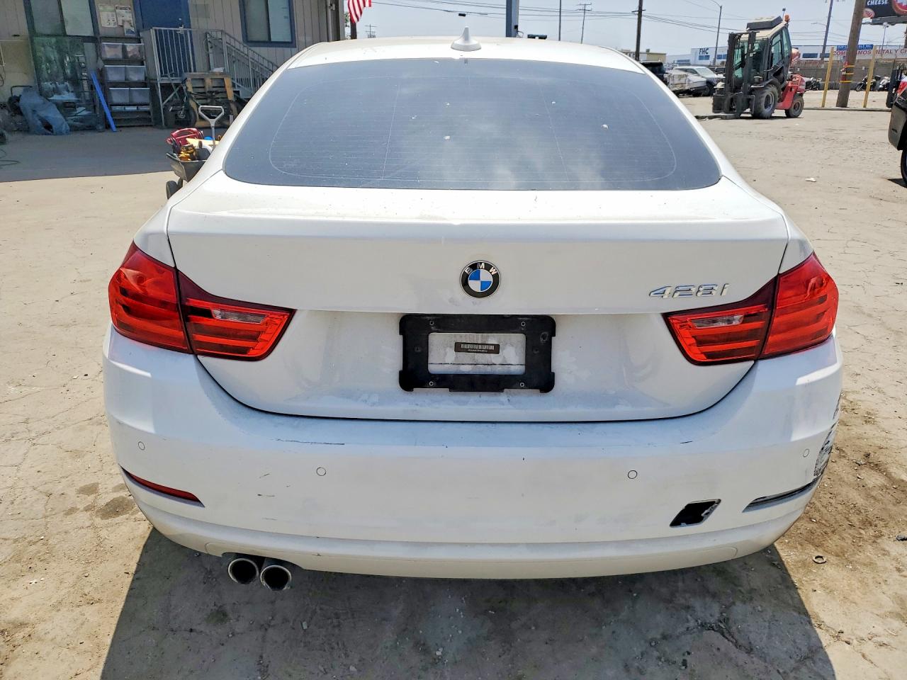 2015 Bmw 428 I Gran Coupe Sulev White vin: WBA4A9C57FGL87153